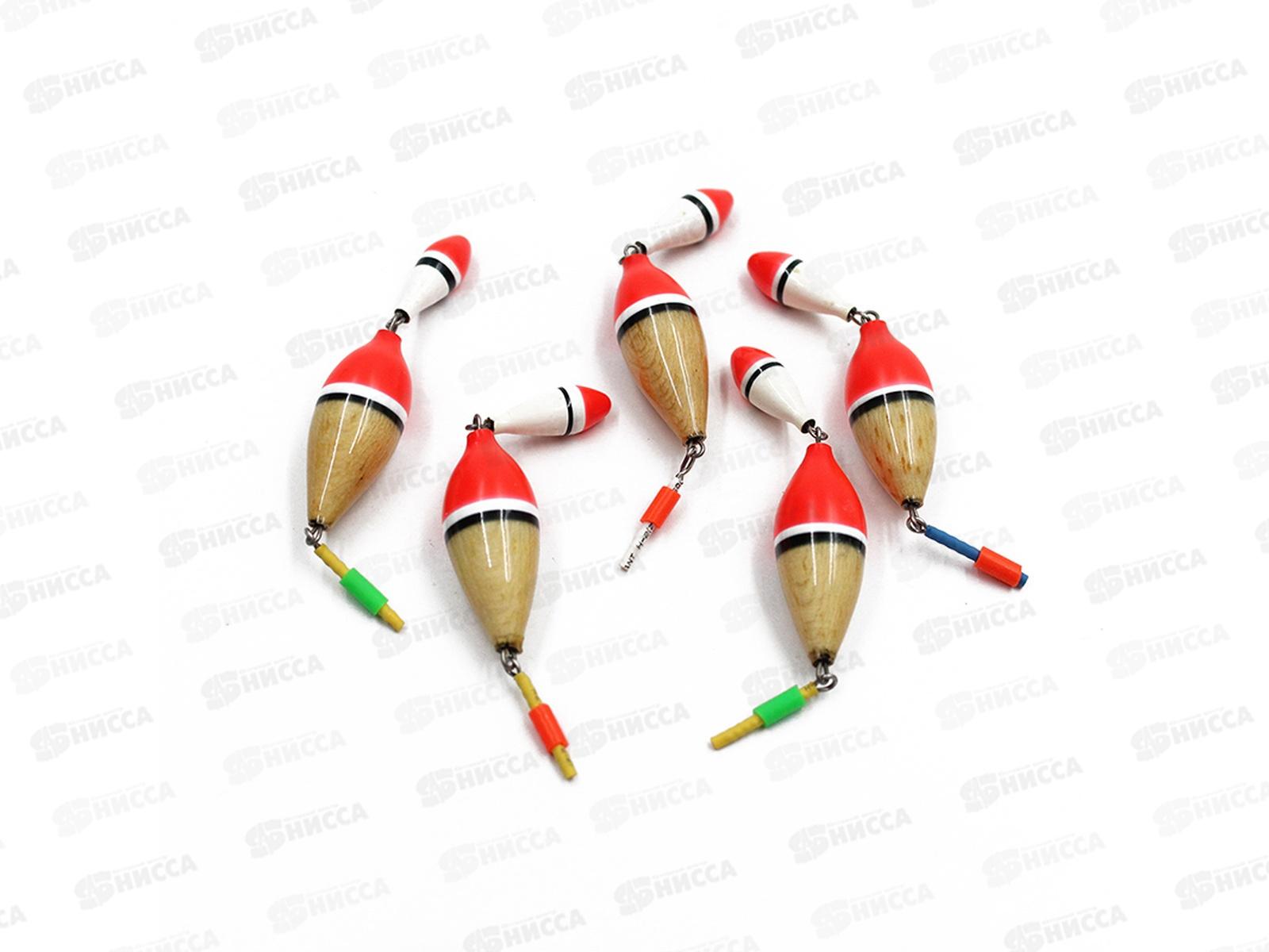 Поплавок зимний ЯМАН &quotКапля&quot двойной, бальса, 2,5 г, цв. в асс. (5ш)