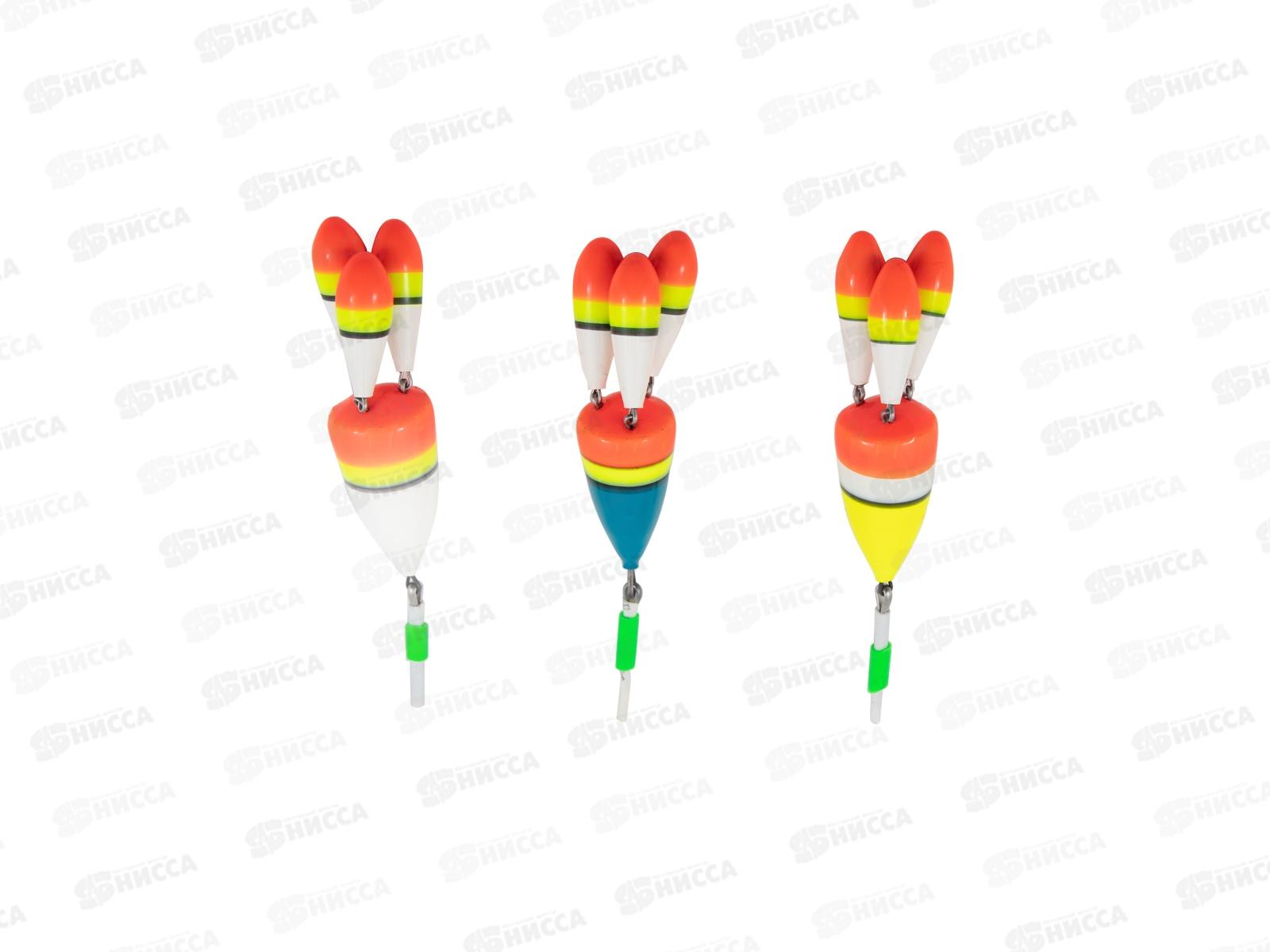 Поплавок зимний ЯМАН &quotЦветок 3&quot, бальса, 1,5 г, цв. в асс. (3ш) РП59