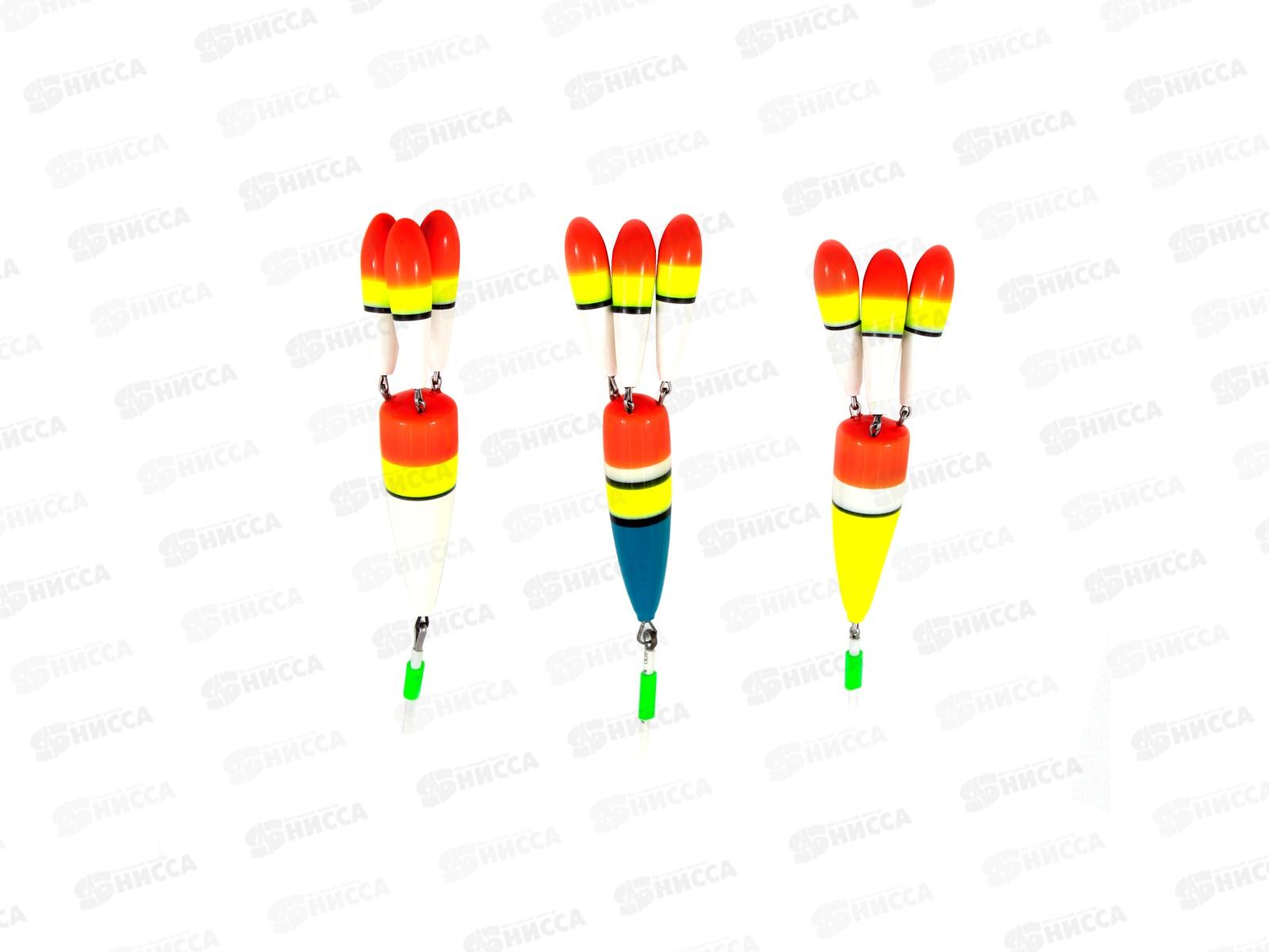 Поплавок зимний ЯМАН &quotЦветок 3&quot, бальса, 2,0 г, цв. в асс. (3ш) РП64