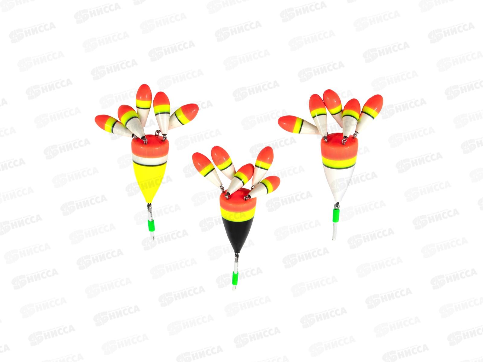 Поплавок зимний ЯМАН &quotЦветок 5&quot, бальса, 4,0 г, цв. в асс. (3ш) РП62