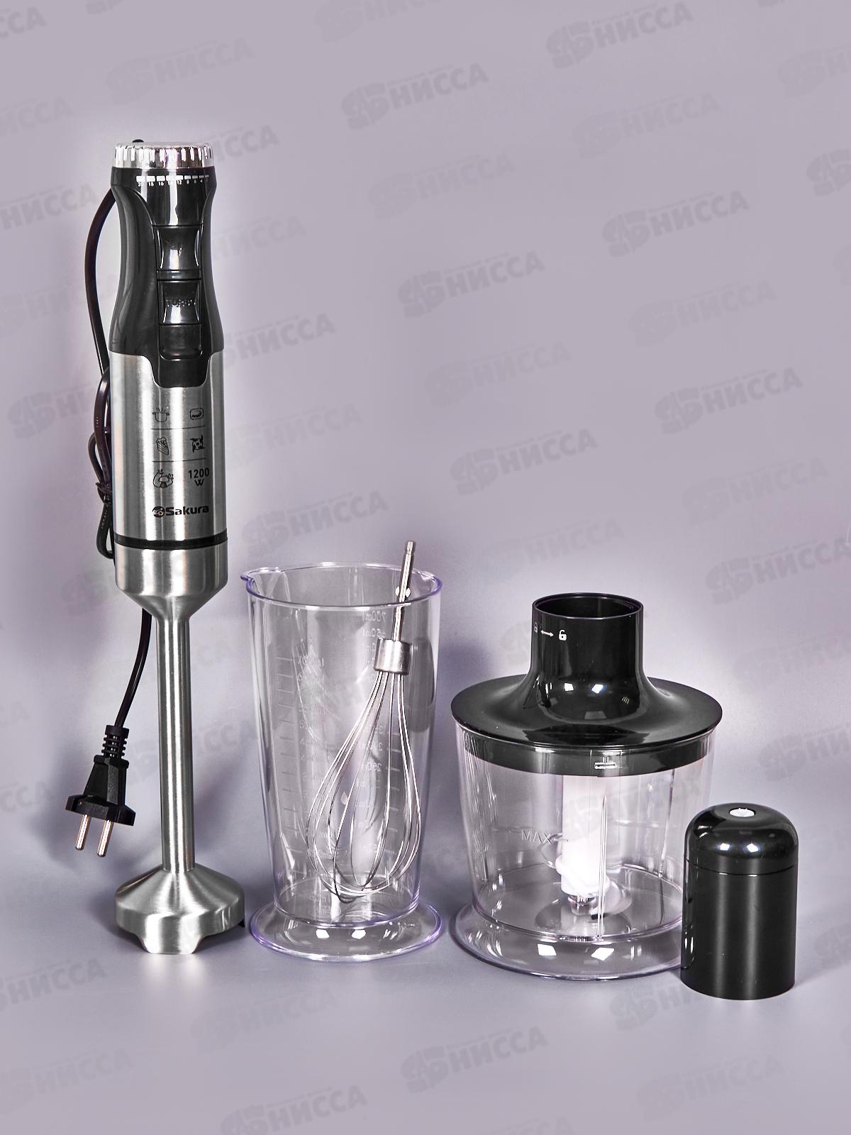 Блендер набор SA-6264SBK Premium 1200Вт 20 скоростей стакан чоппер венчик