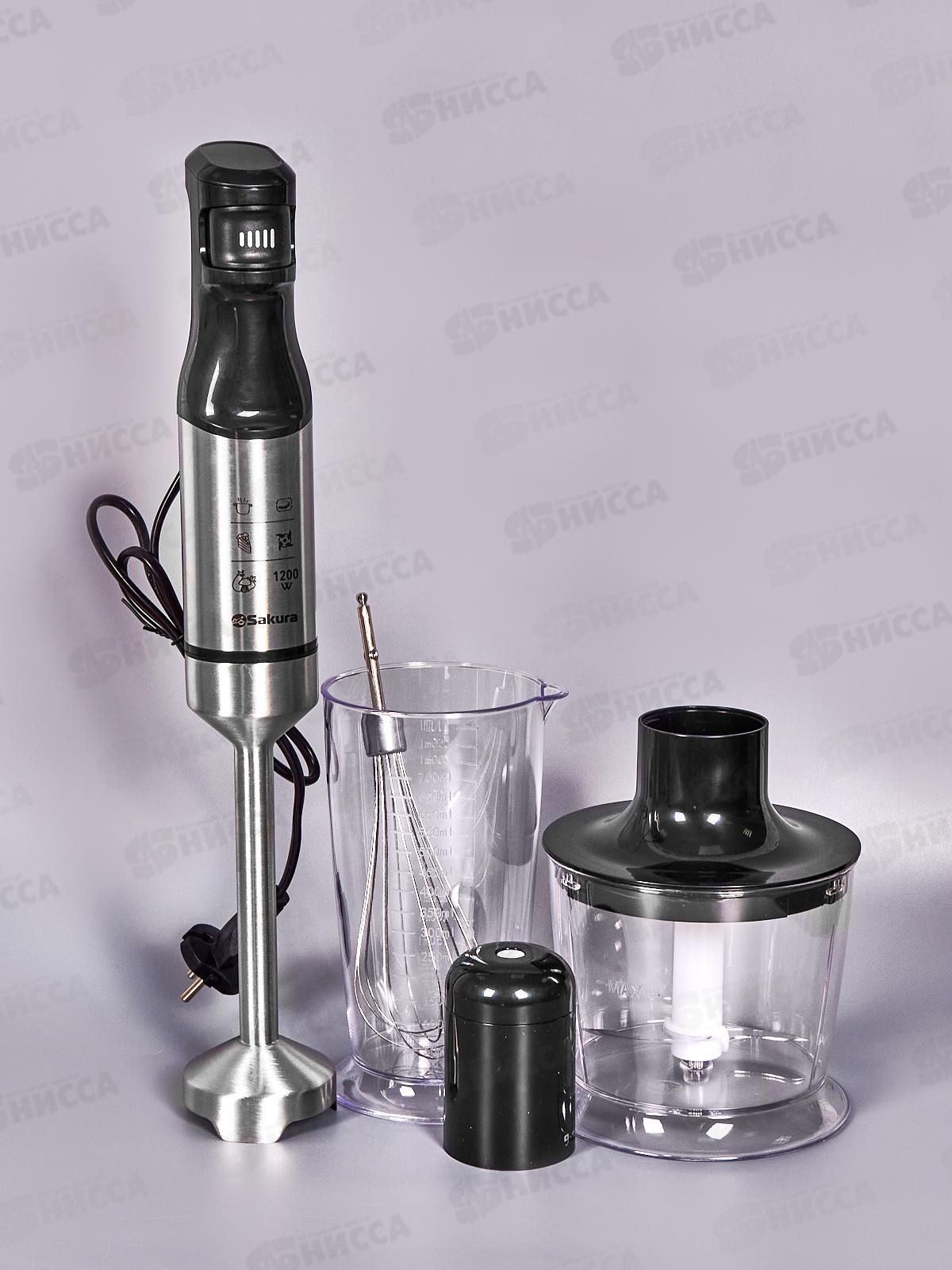 Блендер набор SA-6268SBK Premium 1200Вт 20скор мотор стакан чоппер вен
