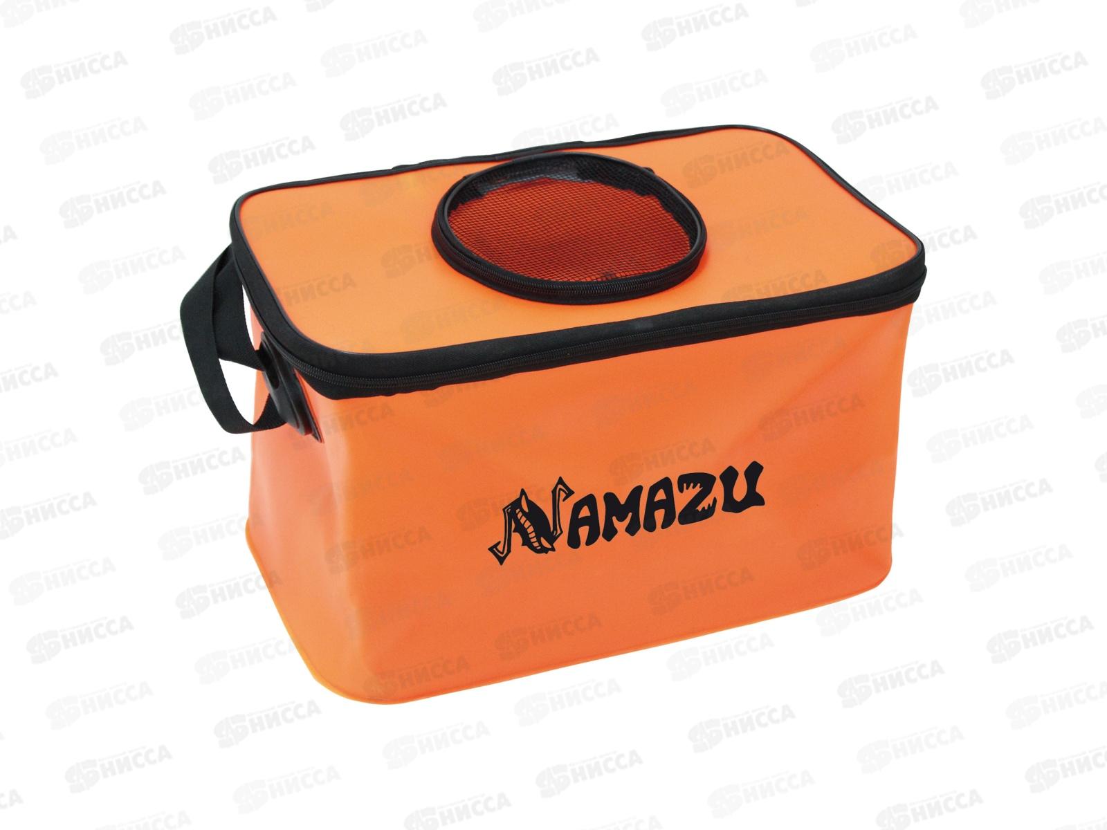 Сумка-кан Namazu складная с окном, 46*26*25, цвет оранж., N-BOX24
