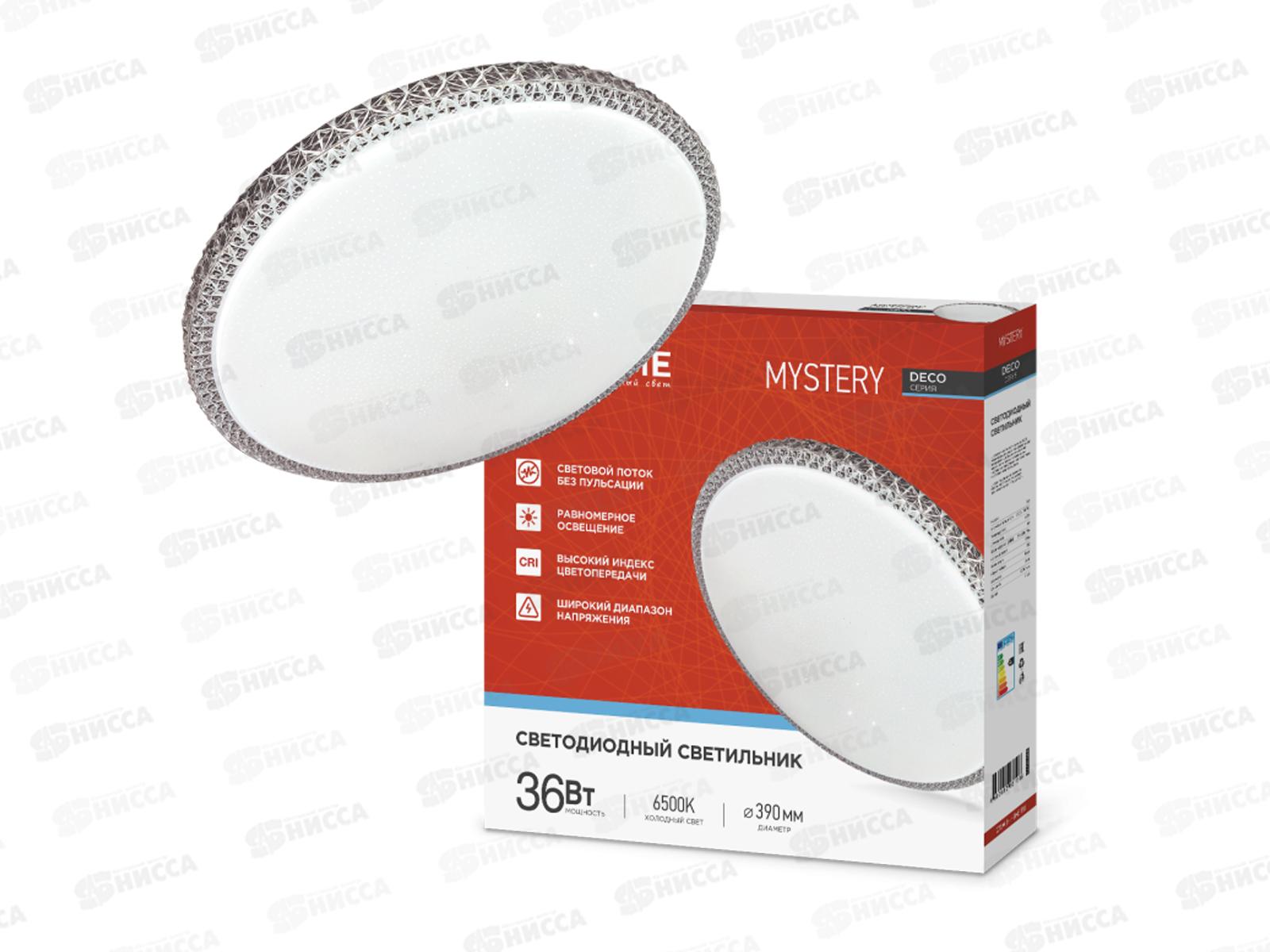 Светильник светодиодный inHOME DECO MYSTERY 36Вт 3240Лм 390*78мм 6500К