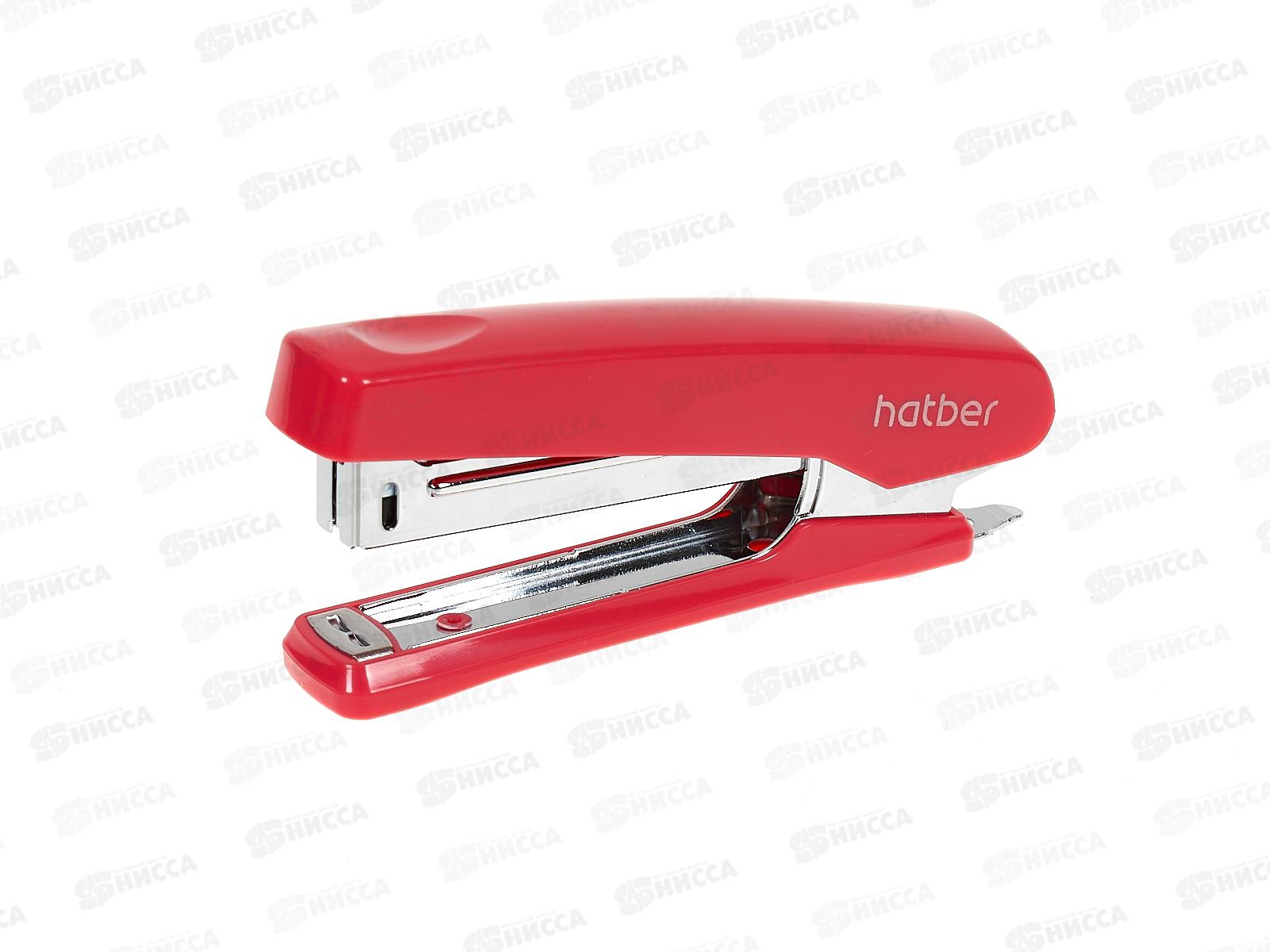 Степлер Hatber Gentle  №10 16л.+антистеп. ассорти  085961 *24