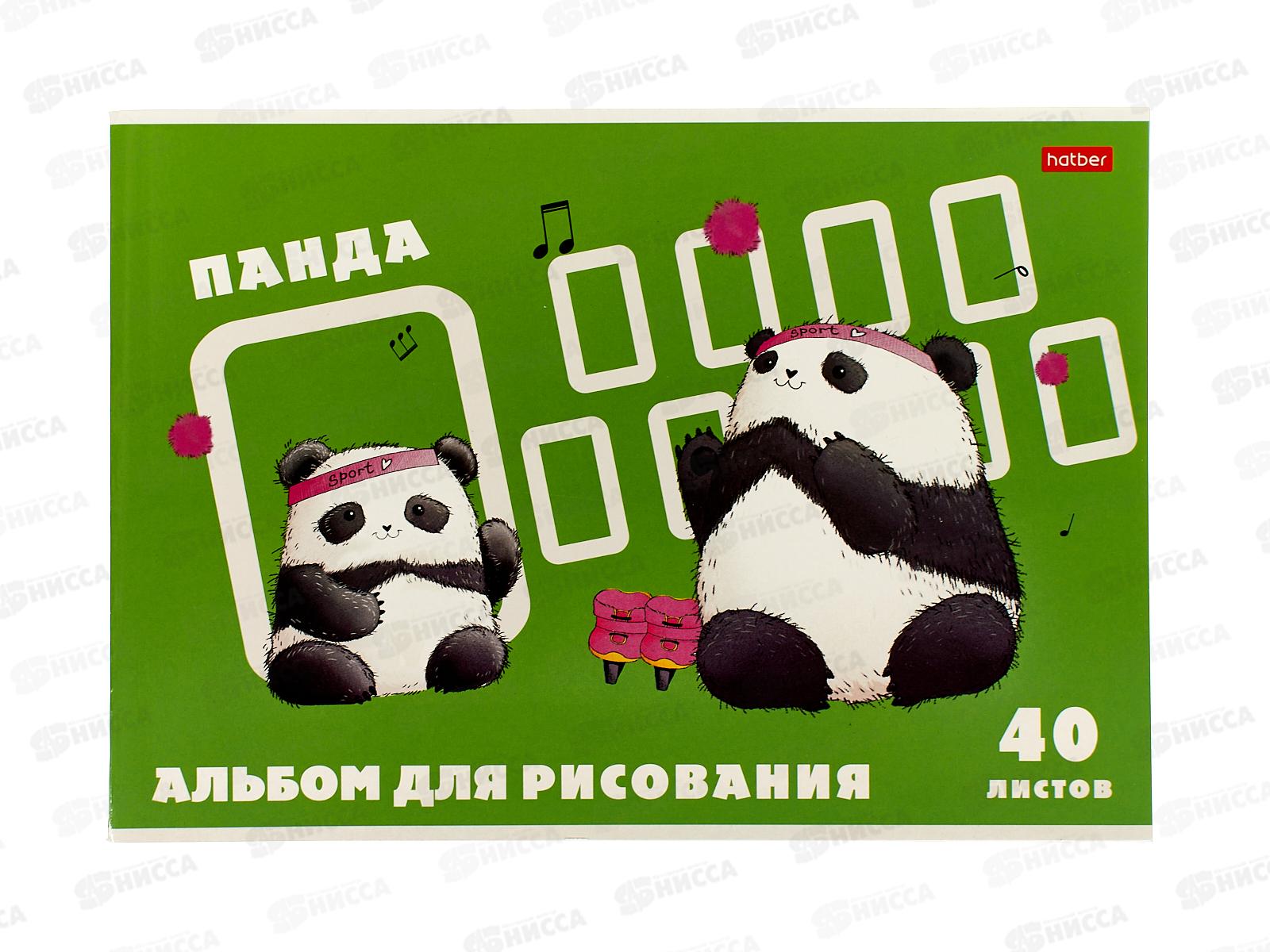 Альбом д/рис.40л Hatber Плюшевые панды  089417 *7/70