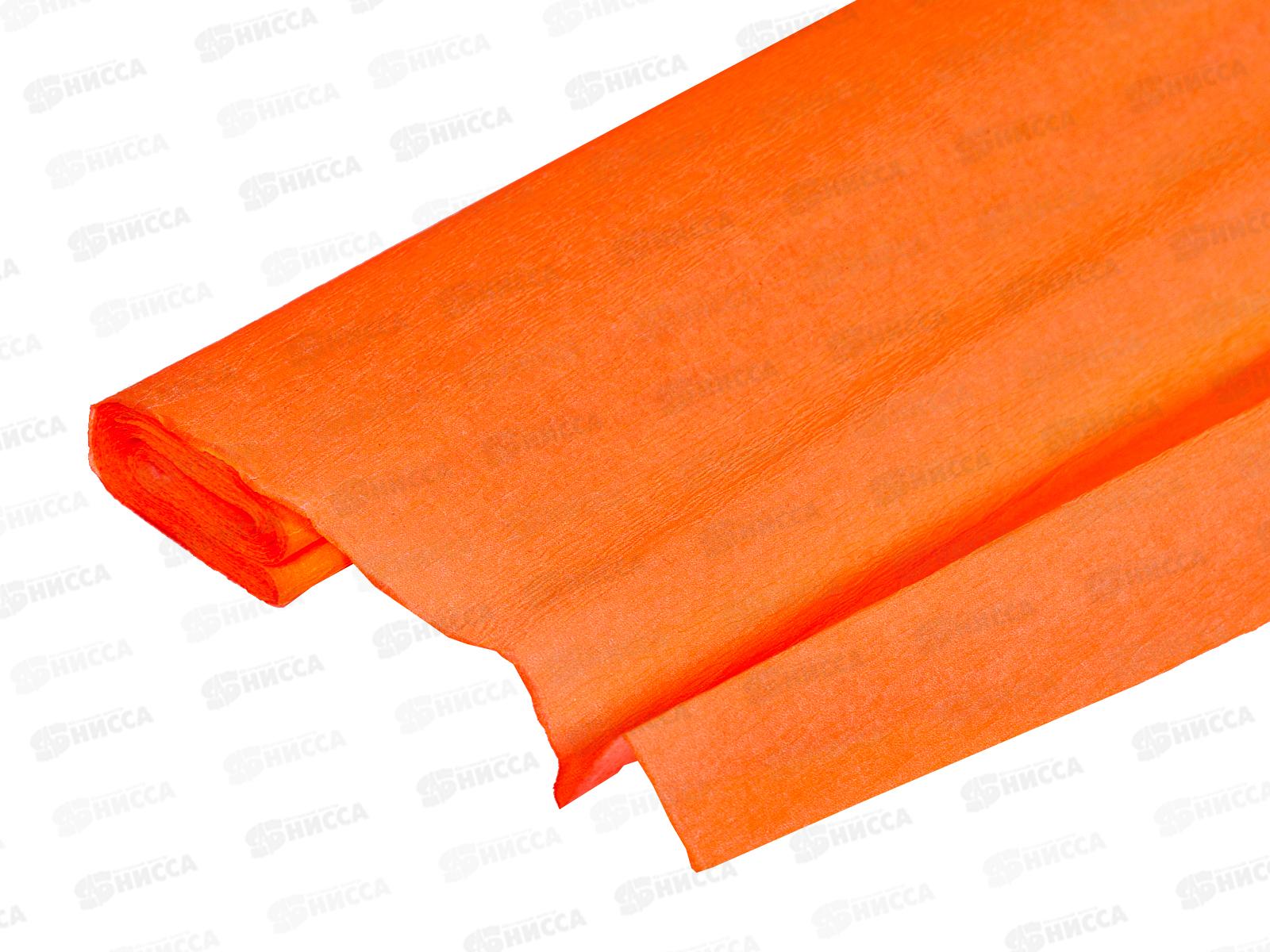 Бумага креп. АЛЬТ рулон флуоресцентная, красно-оранжевая 2-057/06 *10