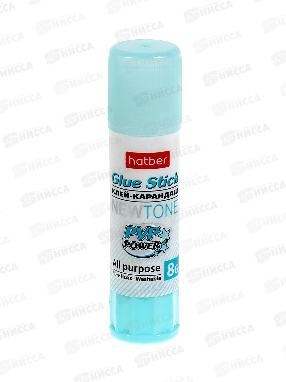 Клей карандаш Hatber 8гр. NEWtone  067210 *24