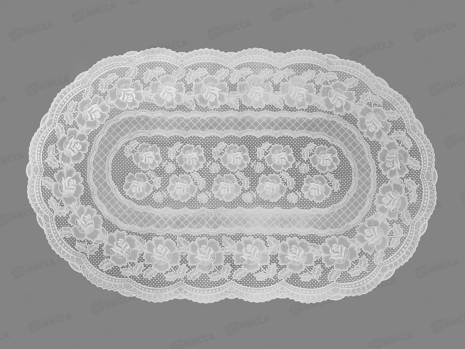 Салфетка ажурная GRACE Лейс 100*60 LO-0965U овал 115492 *12
