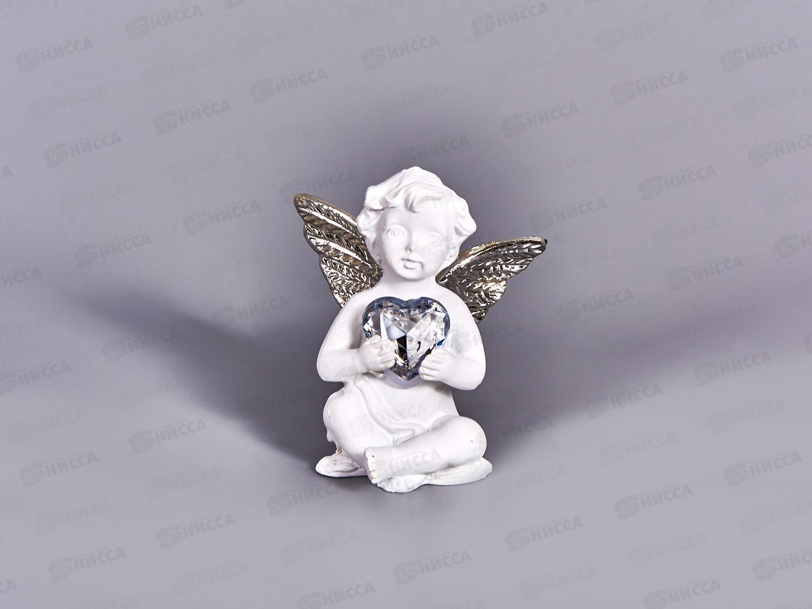 Сувенир "Белоснежный ангел с сердцем" 5,5*3,5см микс 5431779