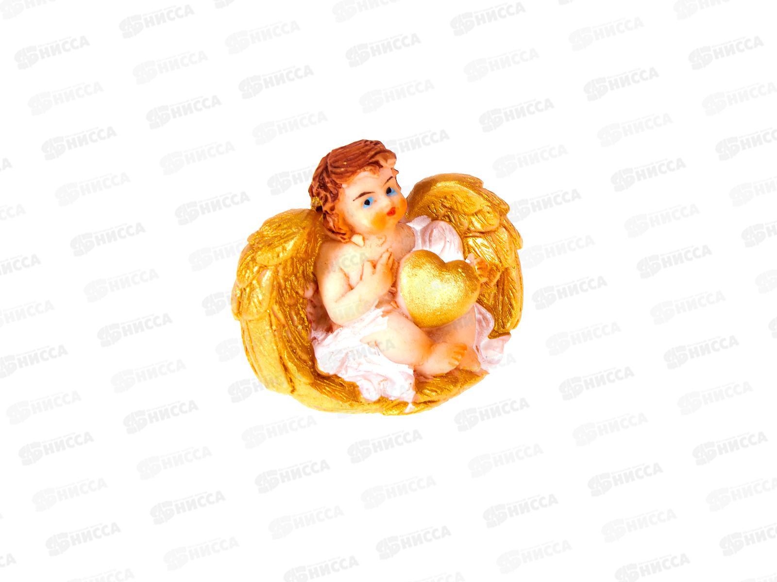 Сувенир &quotАнгел с крыльями и сердцем&quot 4,6*5*3см микс 5431784