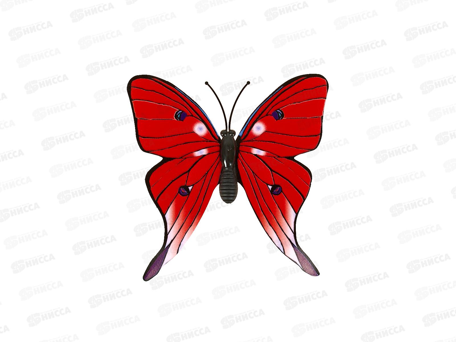 Магнит  &quotБабочка&quot розовый 4*6см 6881553