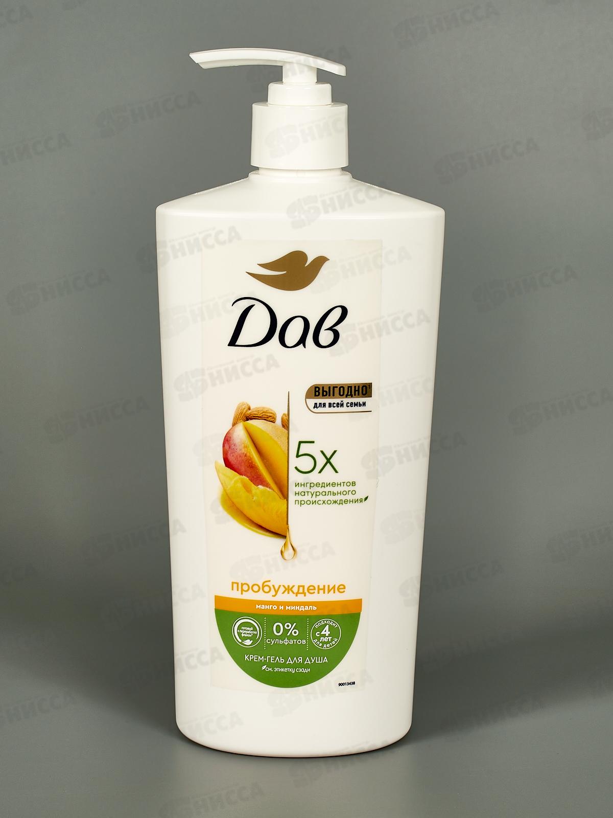 ДАВ Крем-гель для душа 610мл Манго и миндаль  *8