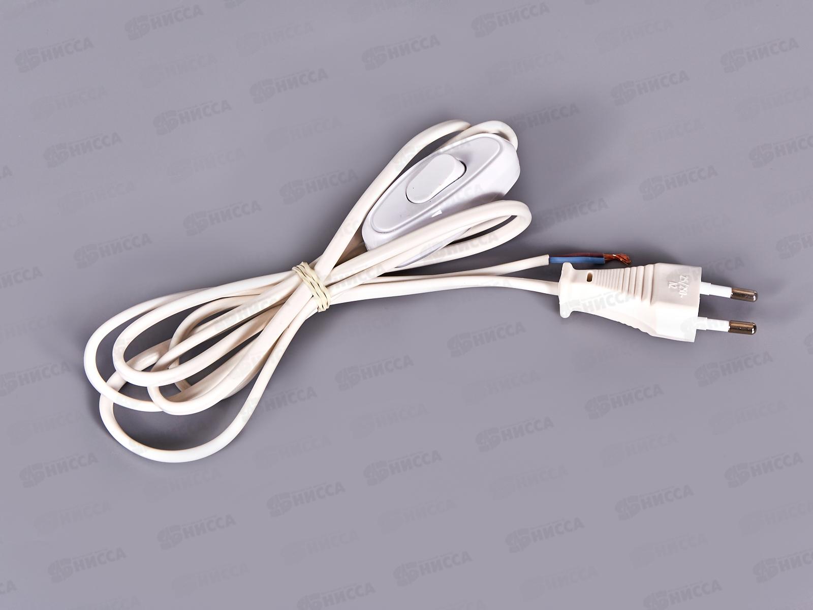 Шнур для бра UNIVersal|, с оход. выключ., 1,7 м, белый, А1060