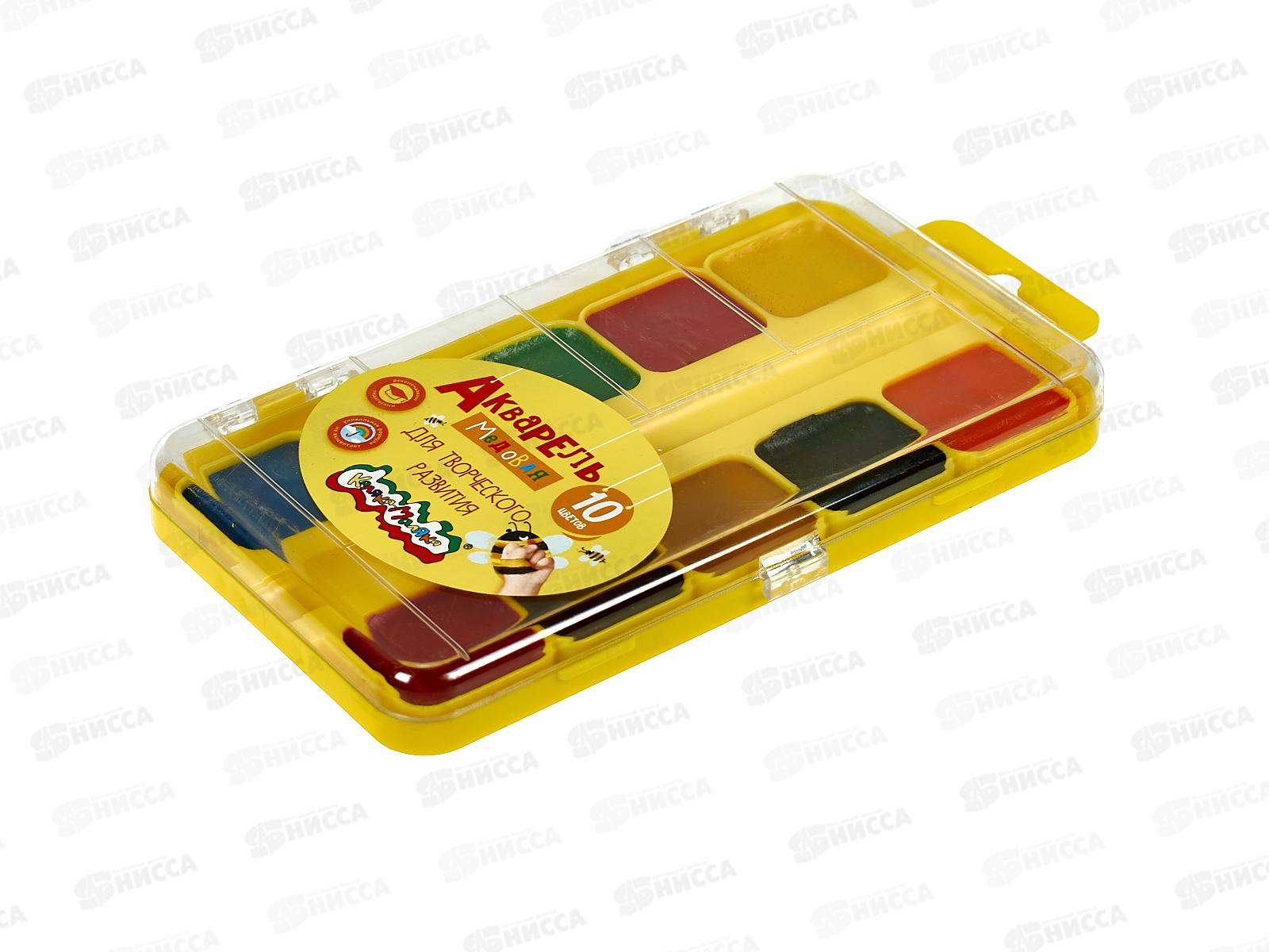 Акварель Каляка-Маляка  10цв б/к п/у, АМККМ10Е *12