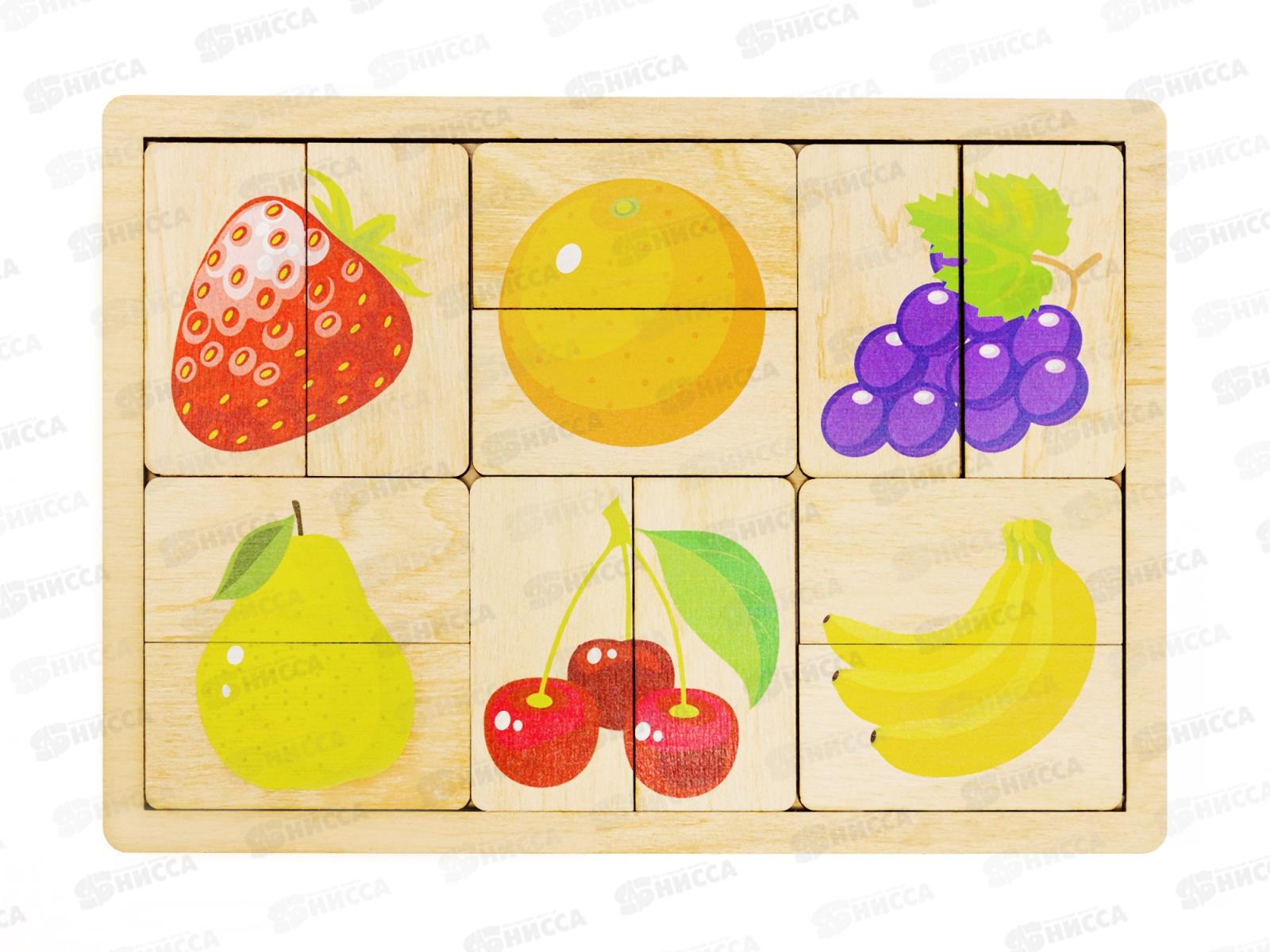 Игра развивающая деревянная &quotФрукты, ягоды&quot 00737
