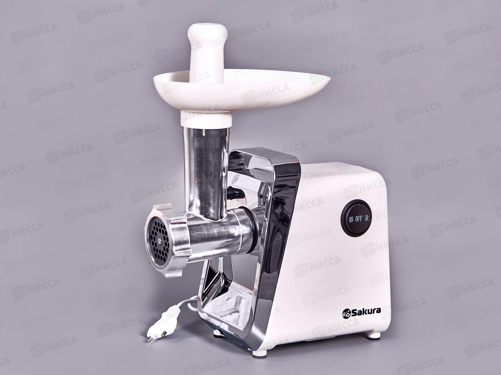 Мясорубка  SA-6431W 1600Вт реверс+насадки