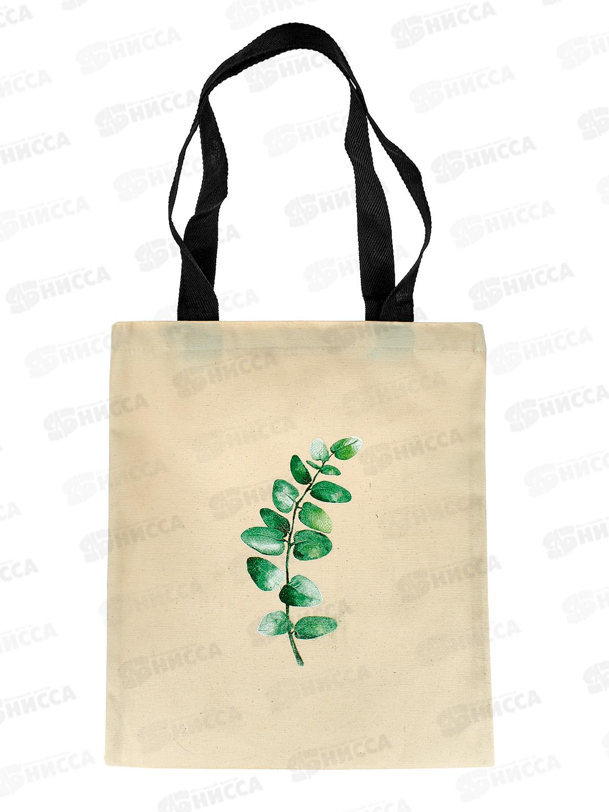 Сумка-шоппер текстильная премиум 0432.421 цветы