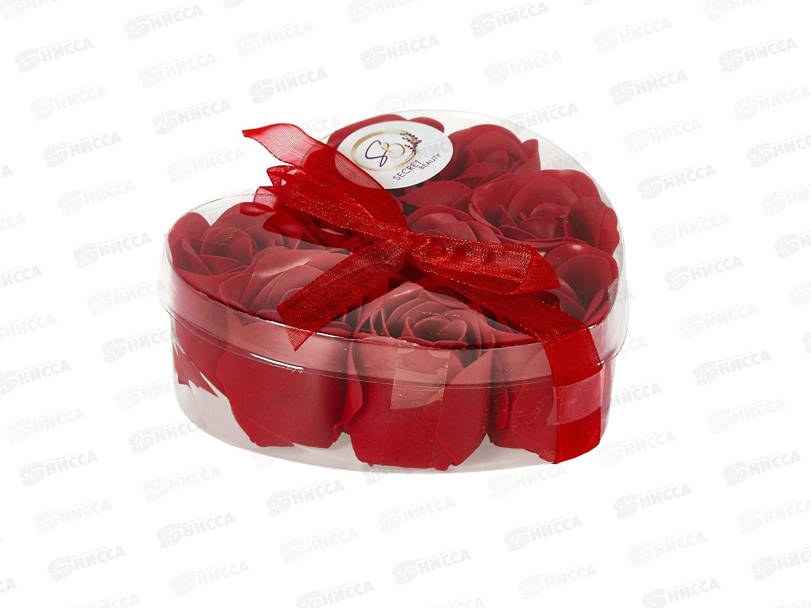 Набор под. &quotКрасные розы&quot 9 мыльных лепестков 6962271