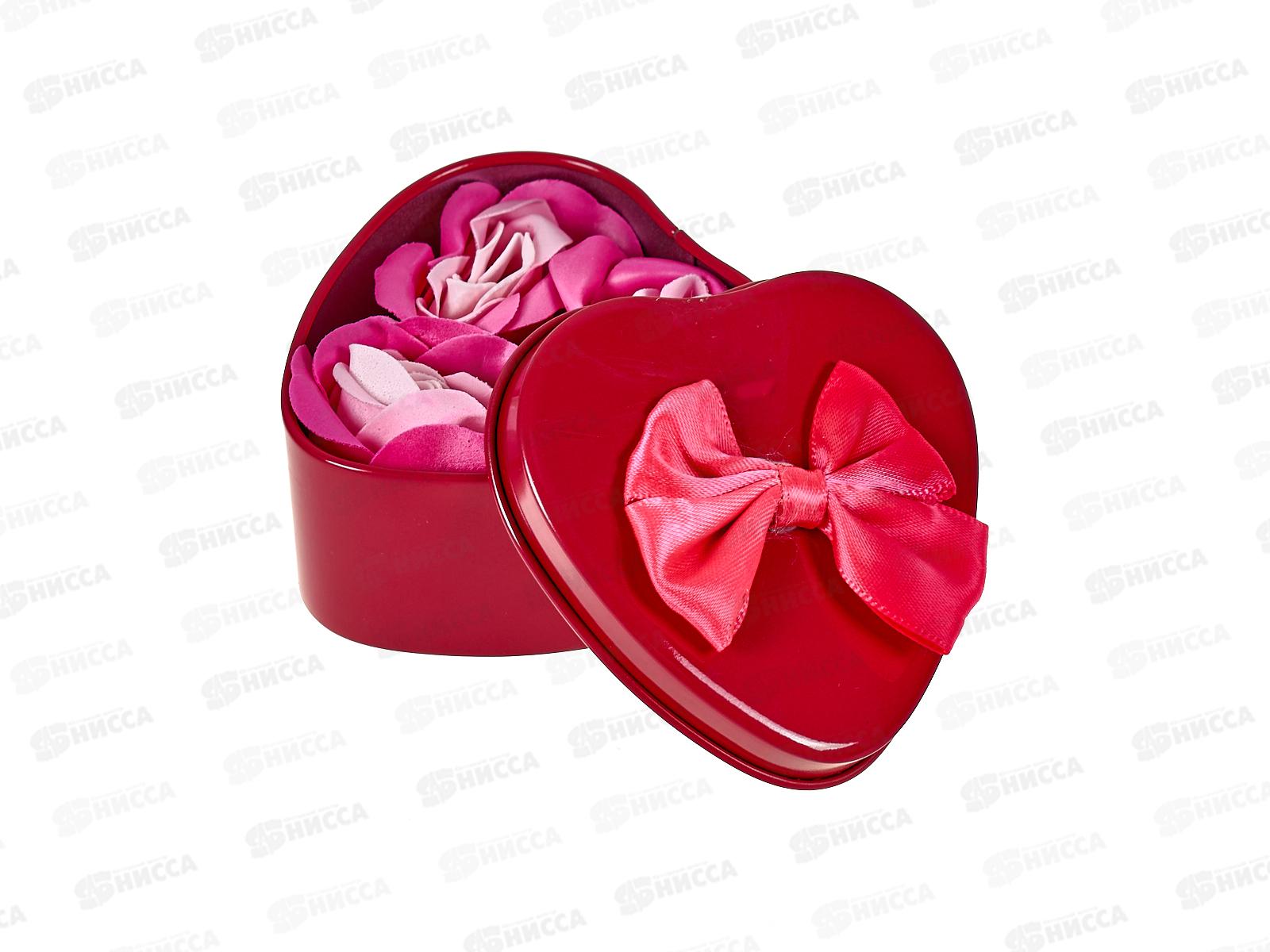 Набор под. "Бело-розовые розы" 3 мыльных лепестка 6962287