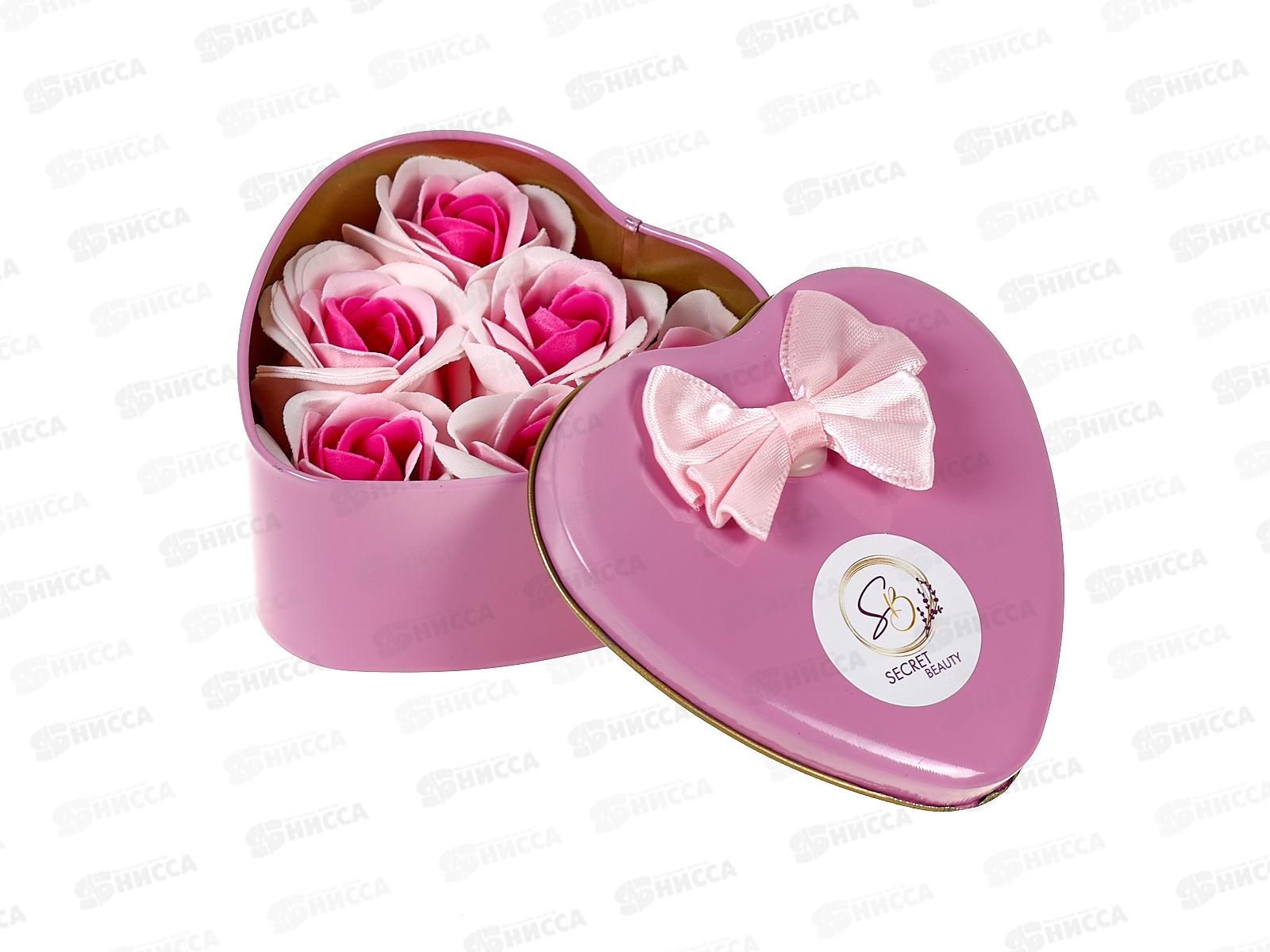 Набор под. &quotБордово-розовые розы&quot 6 мыльных лепестка 6962296