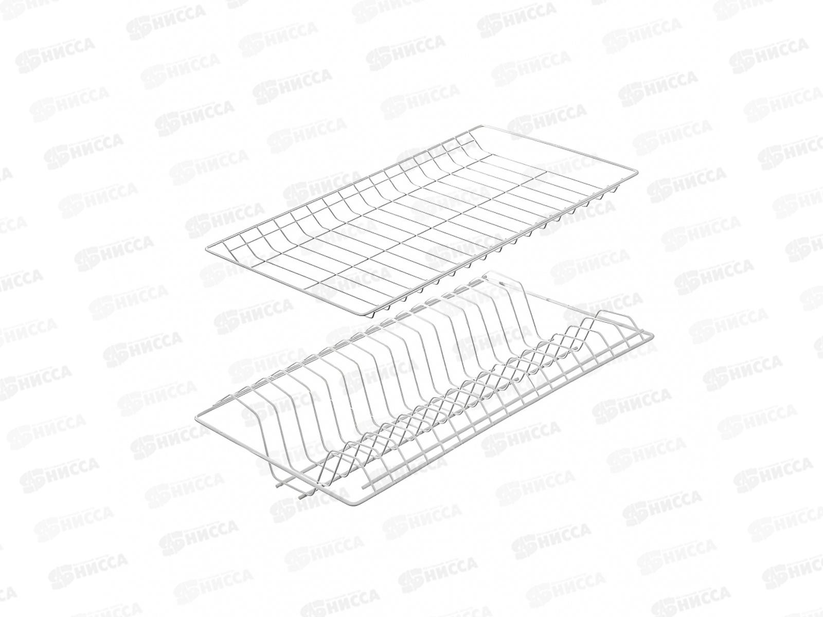 Сушилка для посуды в шкаф металл цвет белый 465мм АЛТ 465 *10