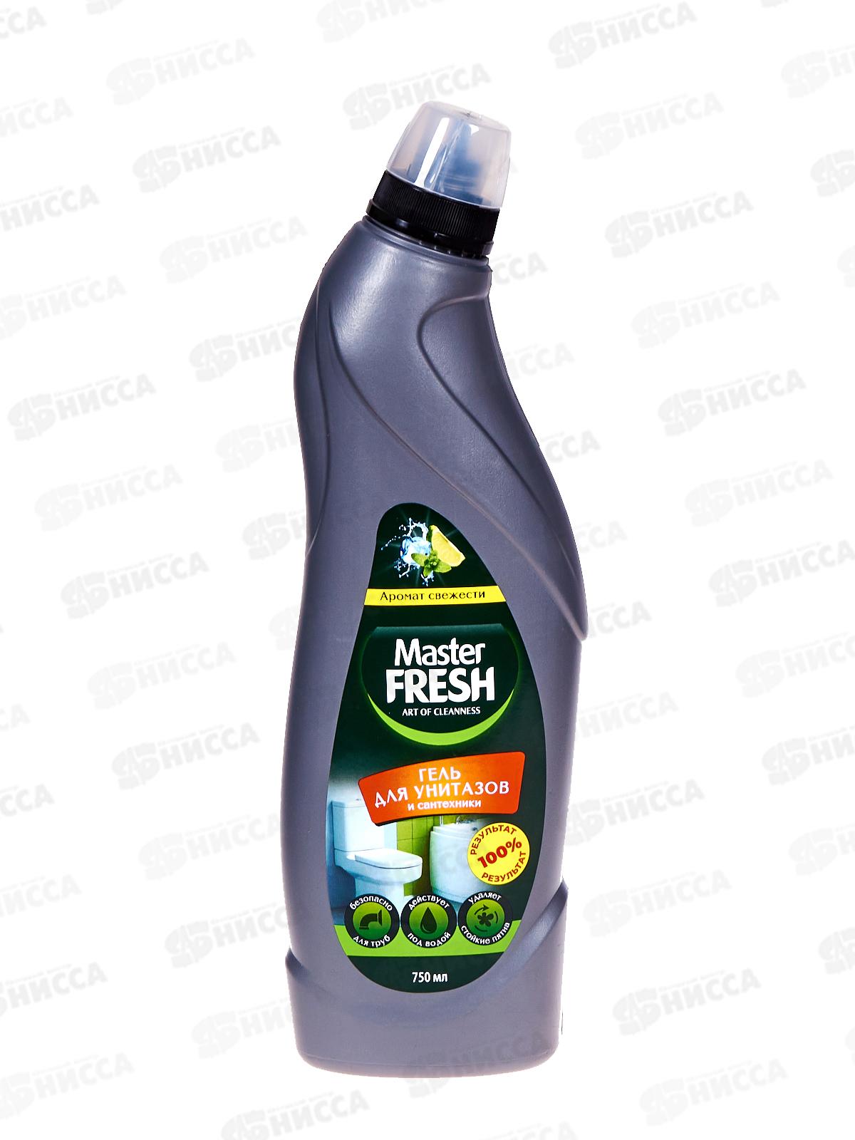 Master FRESH Гель для унитазов и сантехники 750мл *15 С0006776