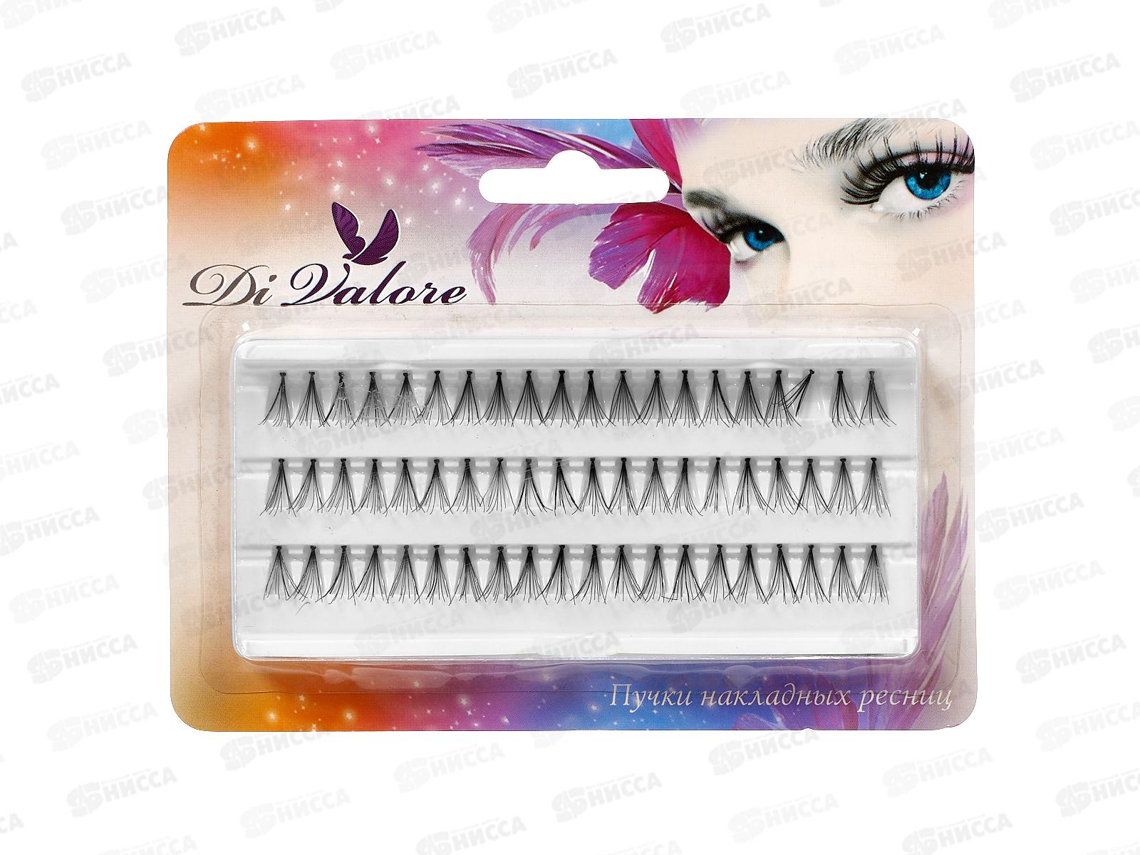 Пучки накладных ресниц длинна 14мм черные 60шт 112-052