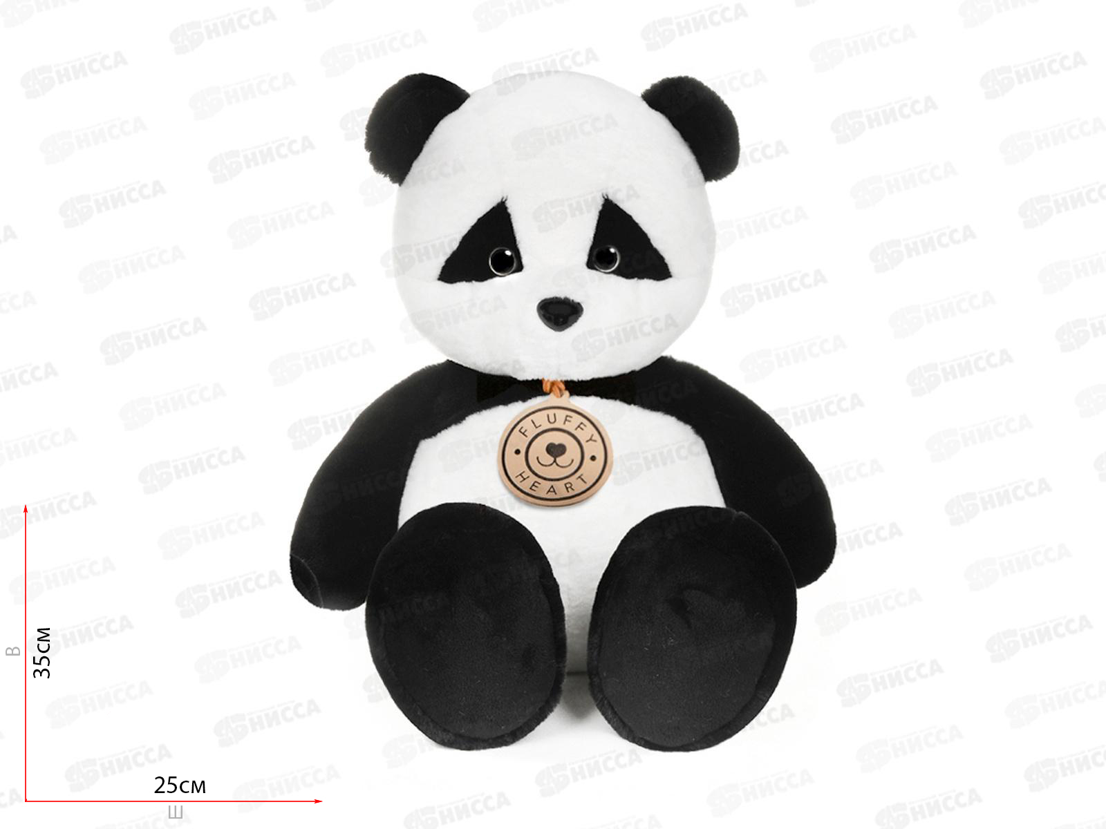Панда, 35см МТ-MRT081910-35 Fruffy Heart