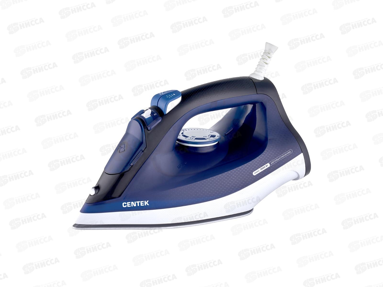 Утюг электрический CT-2308 2800Вт Синий керамика