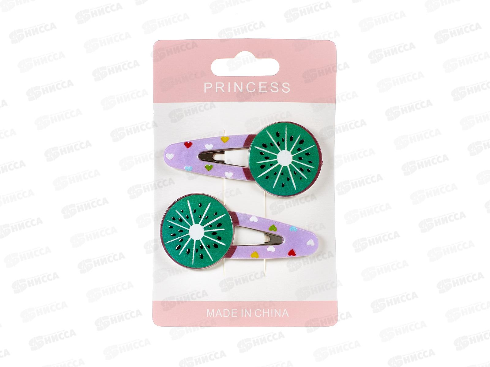 Зажим  д/волос &quotКарамель&quot киви 789-687