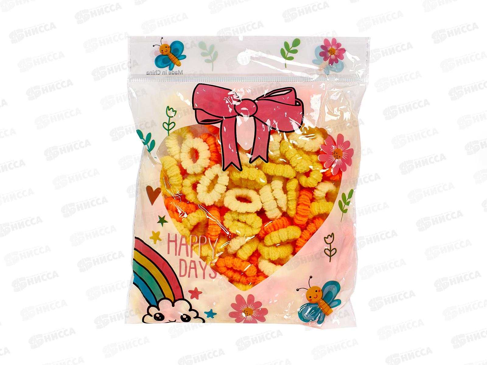 Резинка  д/в &quotМиндаль&quot желтый и оранжевый 2см 545-0261