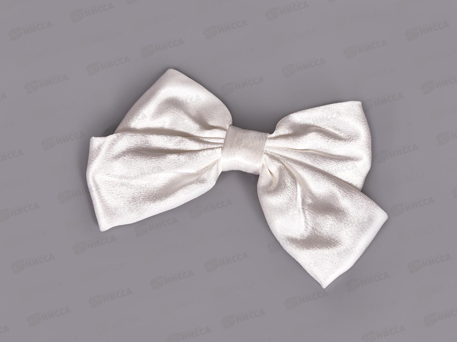 Зажим  д/волос &quotПерсея&quot белый 14*11см 789-696