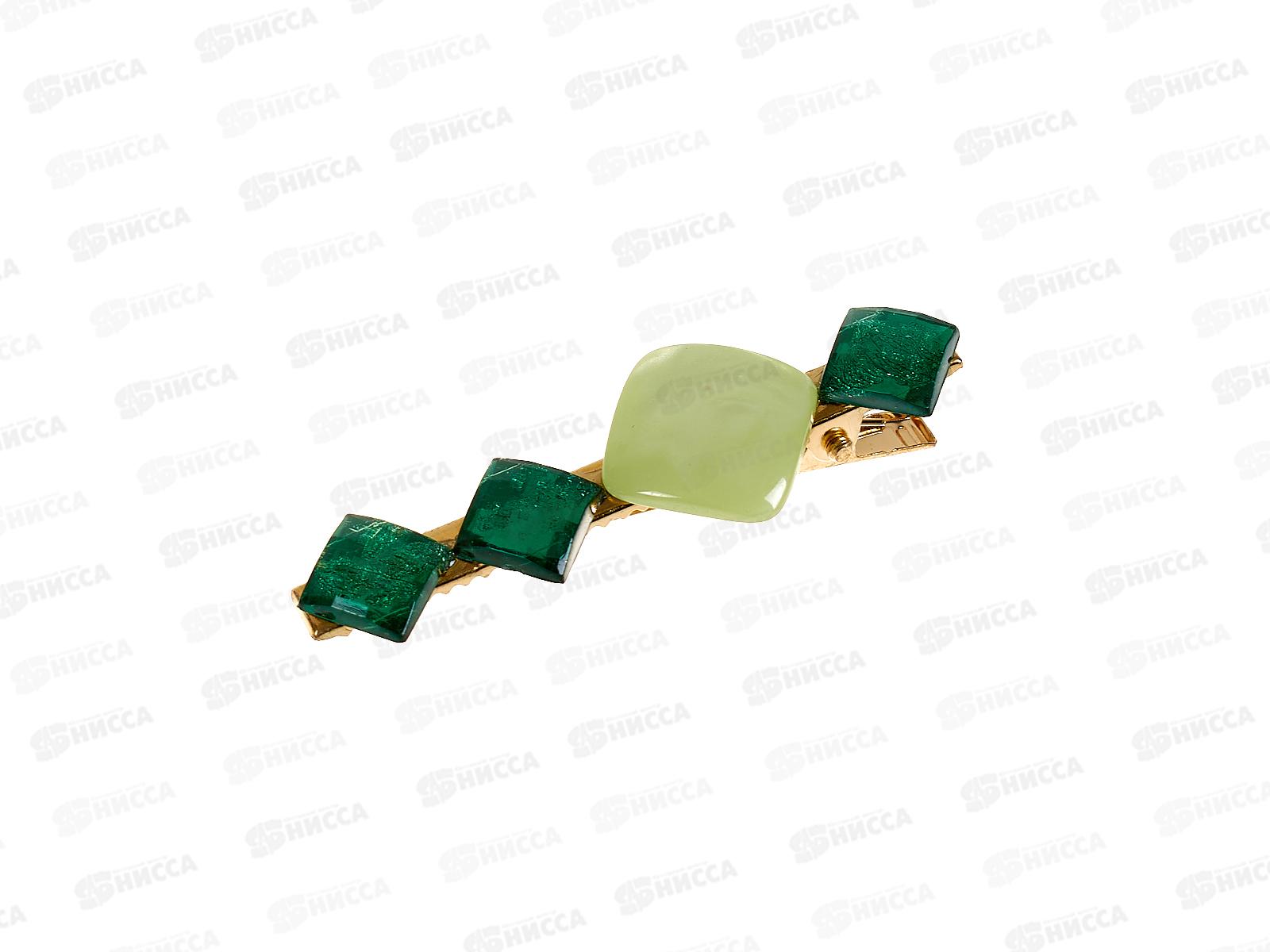 Зажим  д/волос &quotМиндаль&quot ромбы 6*1,5см 789-643