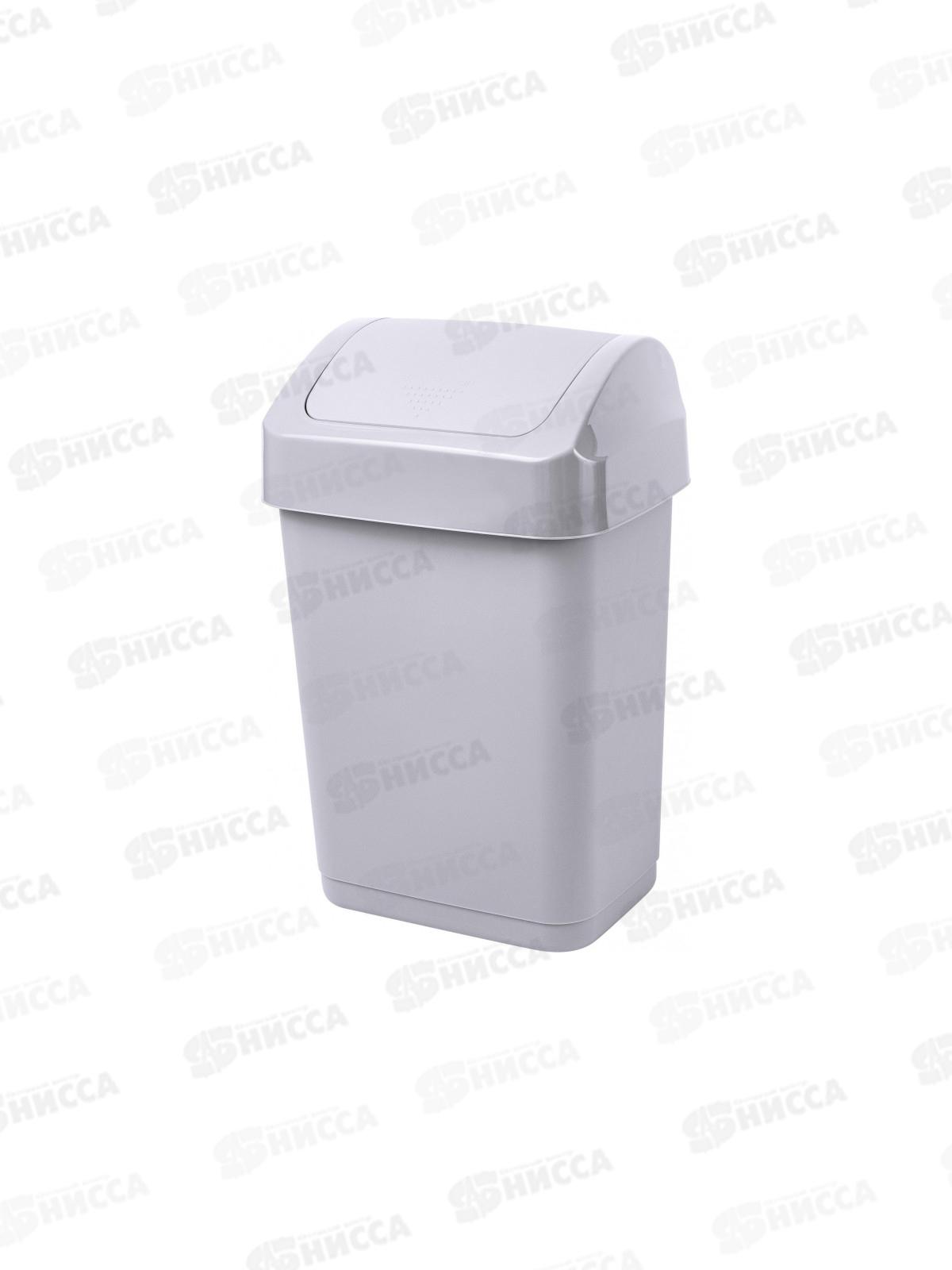 Контейнер д/мусора 50л Step серый SC480511025