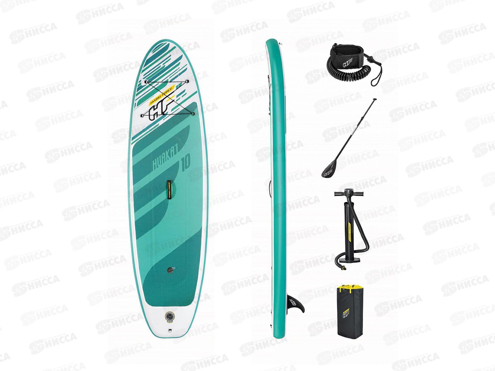 SUP доска 305х84х12см 65346 (весло, руч. насос, рюкзак, трос) BESTWAY