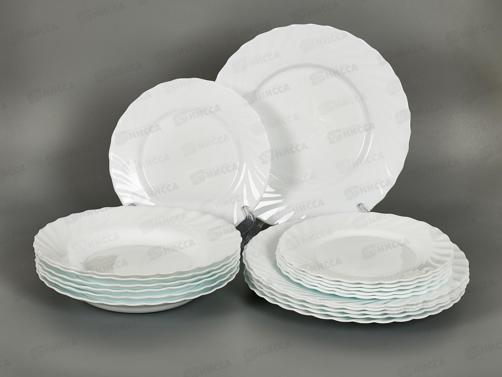 Набор столовой посуды 18пр PO-18SD-WHITE 116837