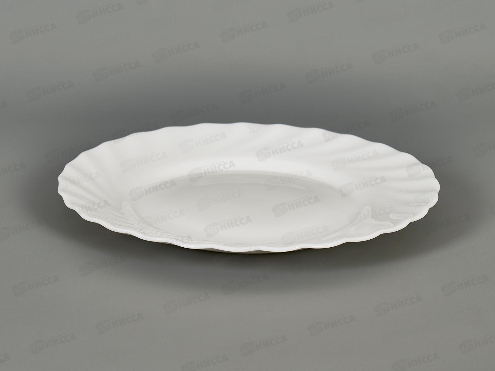 Тарелка десертная круглая 19,5см RDP195/PO195T  WHITE 114440 *6/36