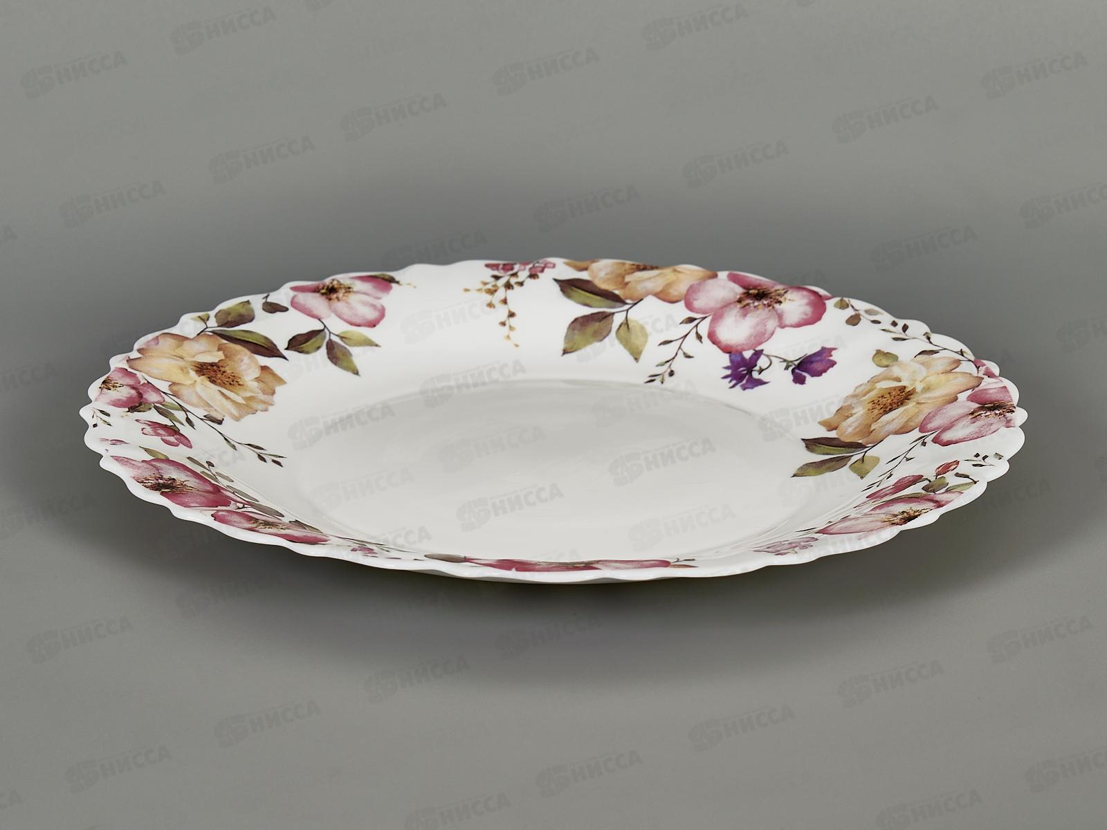 Тарелка обеденная круглая 25см RDP250-155 SILVIA 114432 *6/36