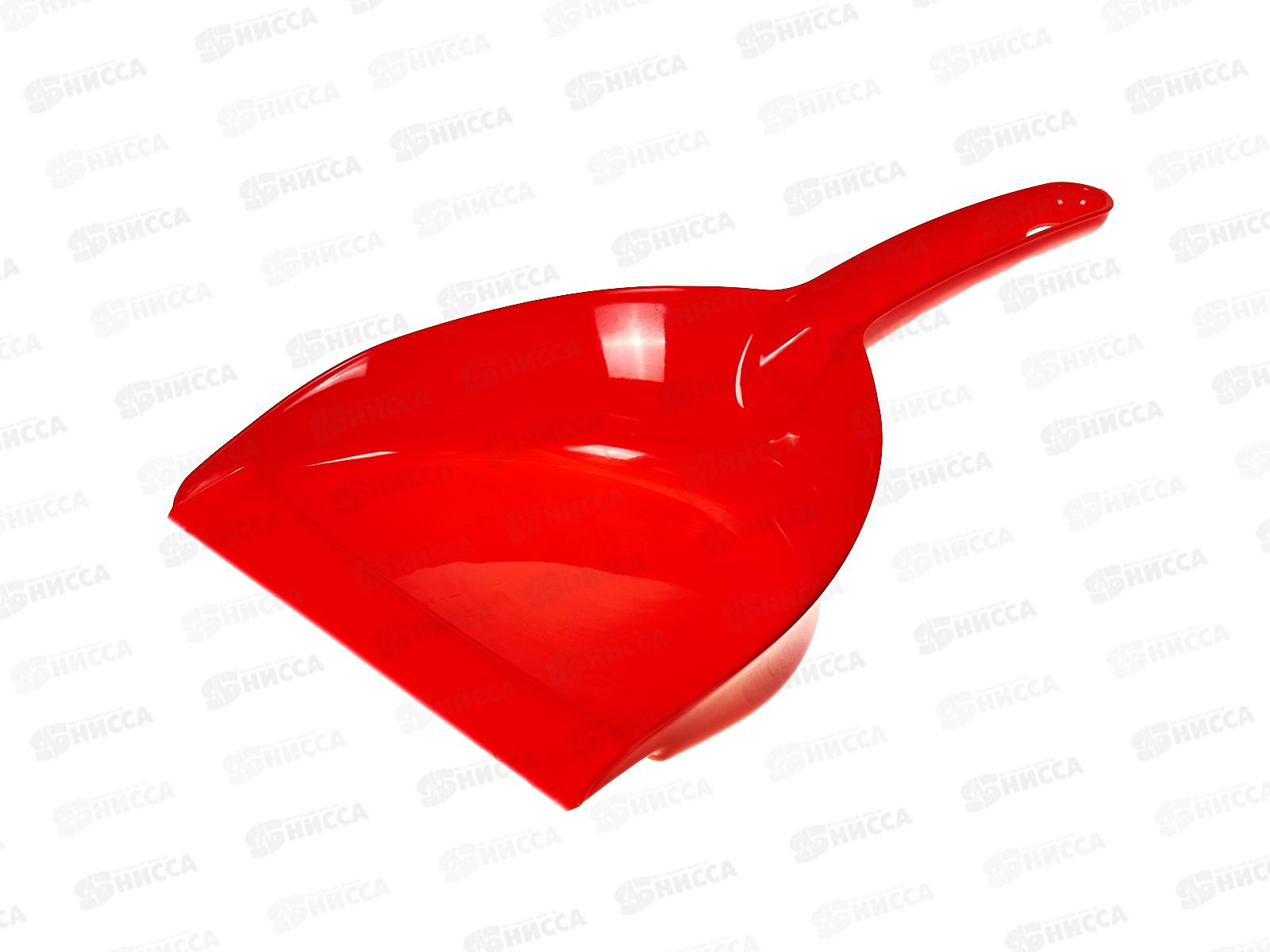 Совок д/мусора ИНТ хозяйственный Красный *40