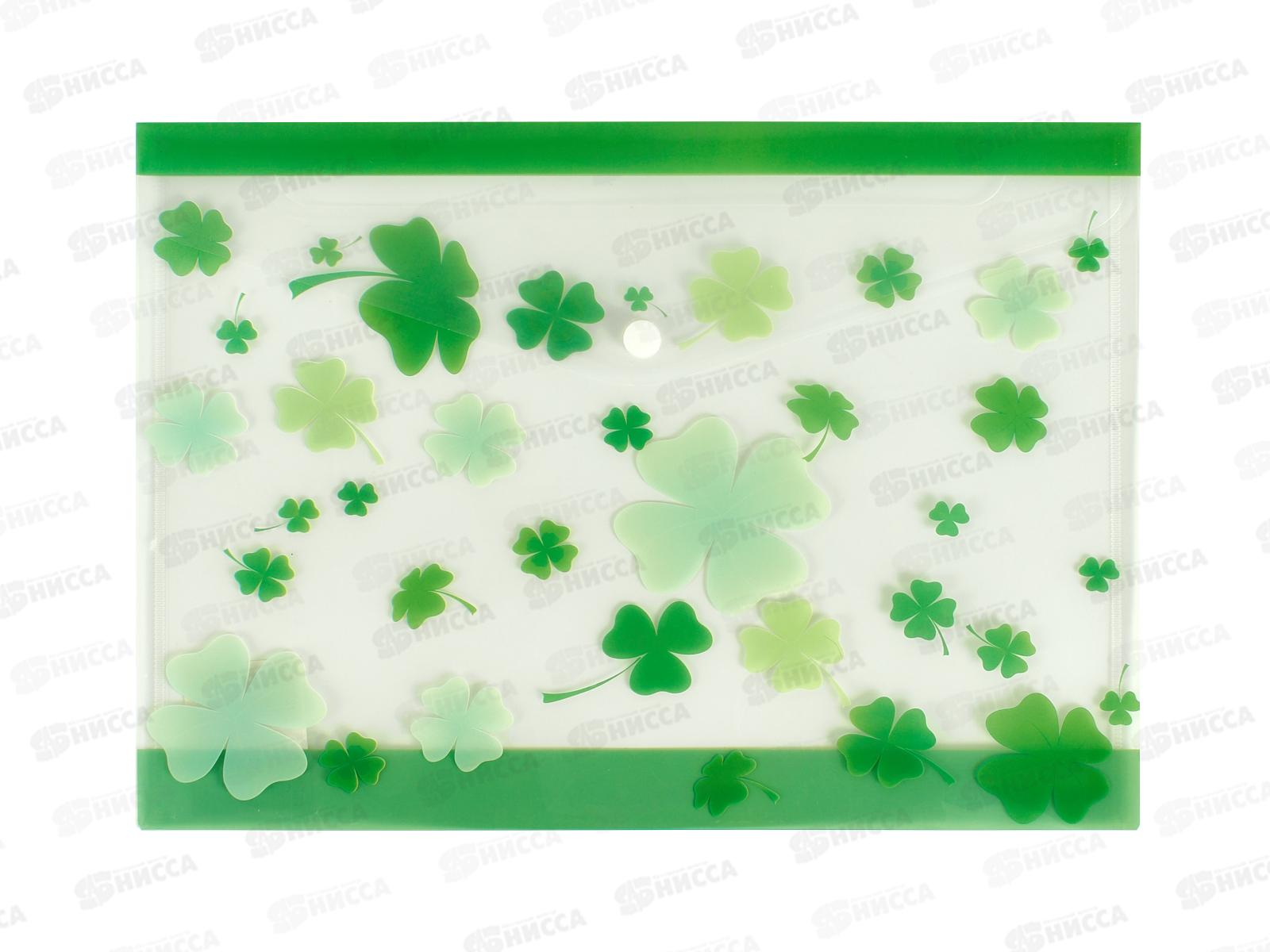 Папка с кноп. MAZARI FLEURS 33.5*23.5см 180мкм 4диз М-2526