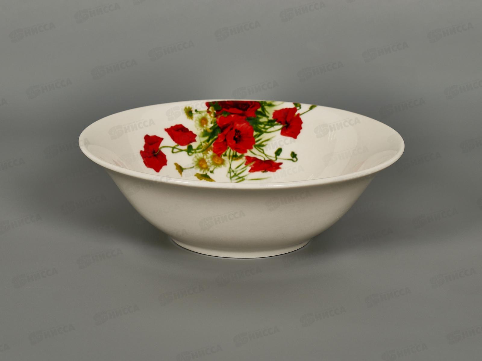 Салатник BX2402-6SB Маки 350мл 15см 271685