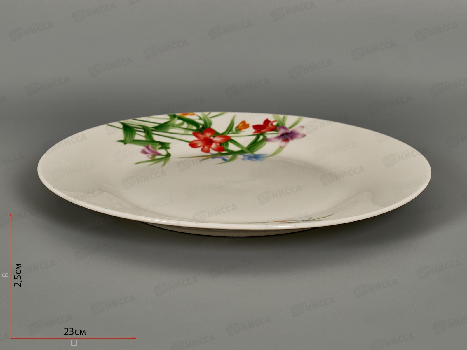 Тарелка обеденная ZX2316-9FP Лилейник 23см 272921