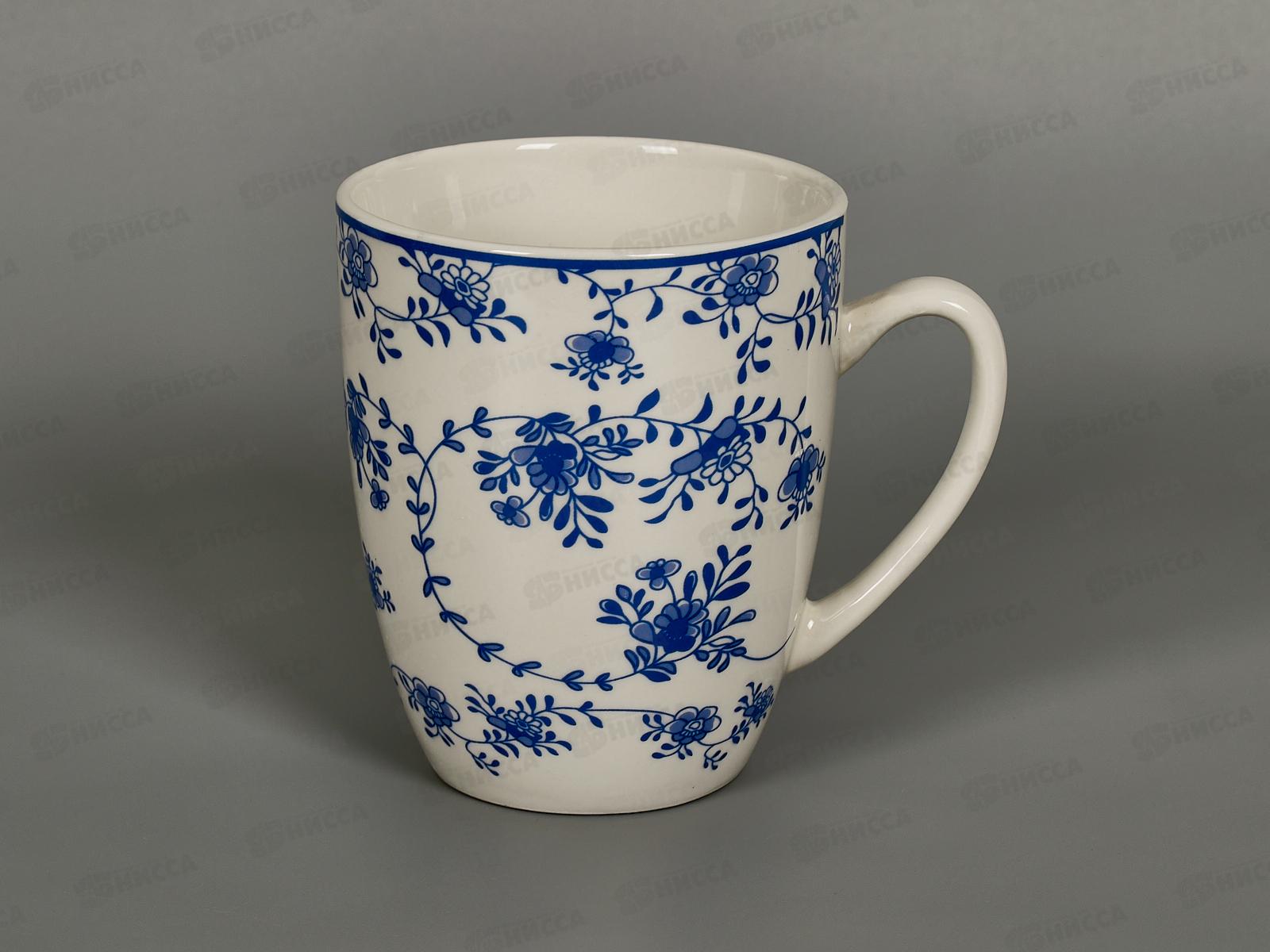 Кружка WQ2403-12M 340мл Голубой ситец 271677