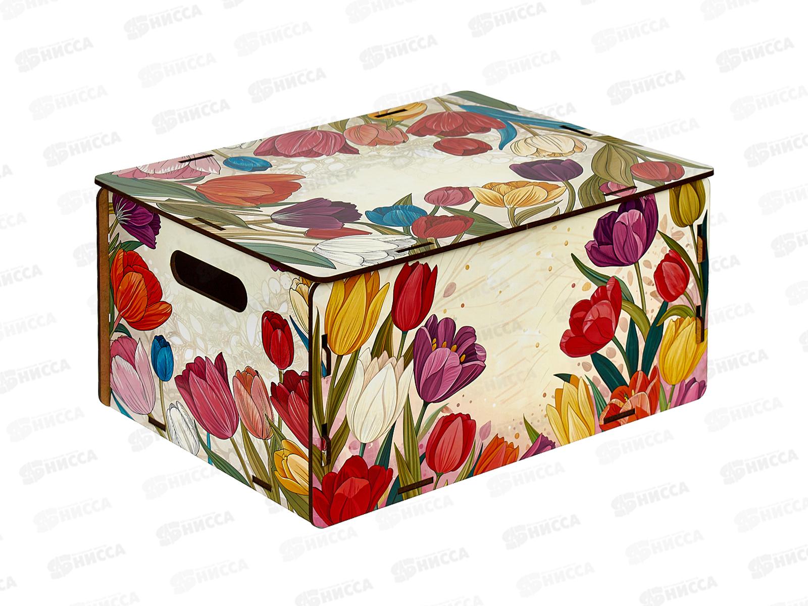 Шкатулка 8Марта коробка большая 8м-кор-004