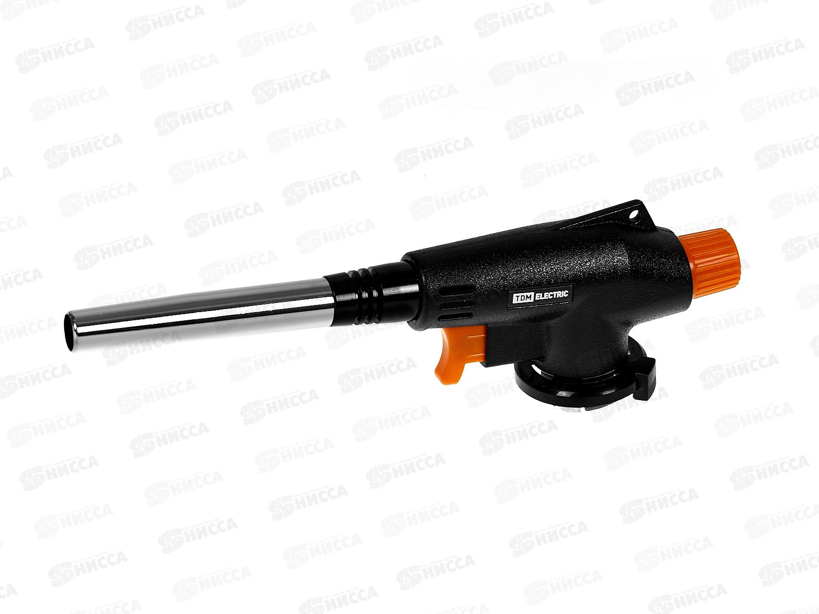 Горелка газовая удлин, ствол ругул подачи пьезоподжиг 0103 TDM