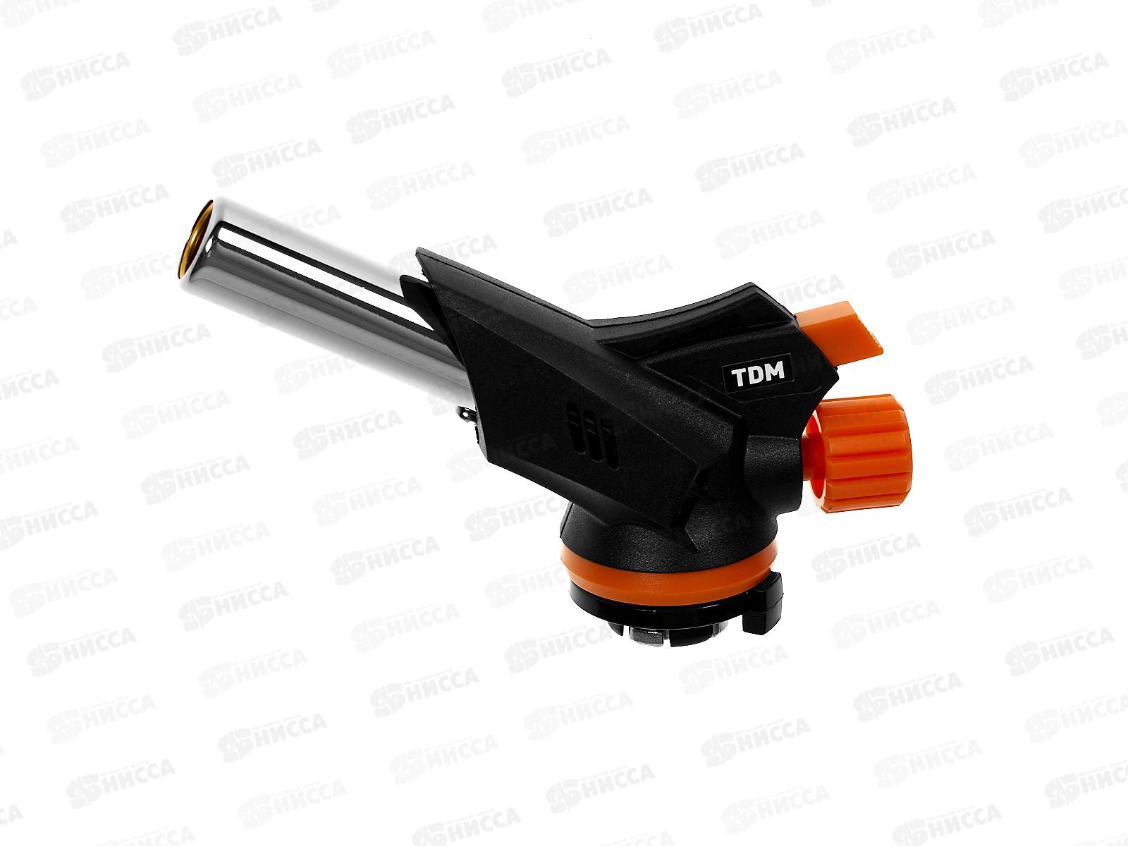 Горелка газовая удлин, ствол ругул подачи пьезоподжиг 0104 TDM