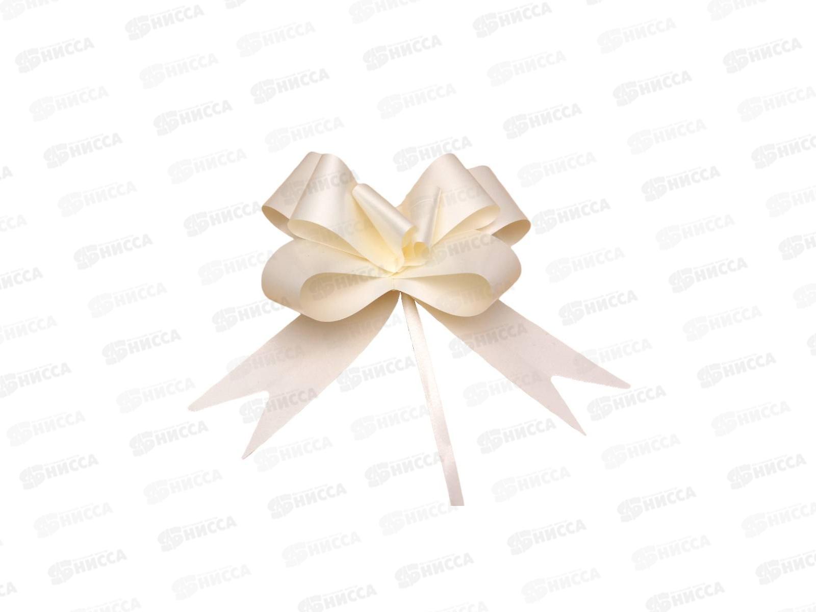 Бант-бабочка MI Классика (3см) Беж БЛ-8088  *10