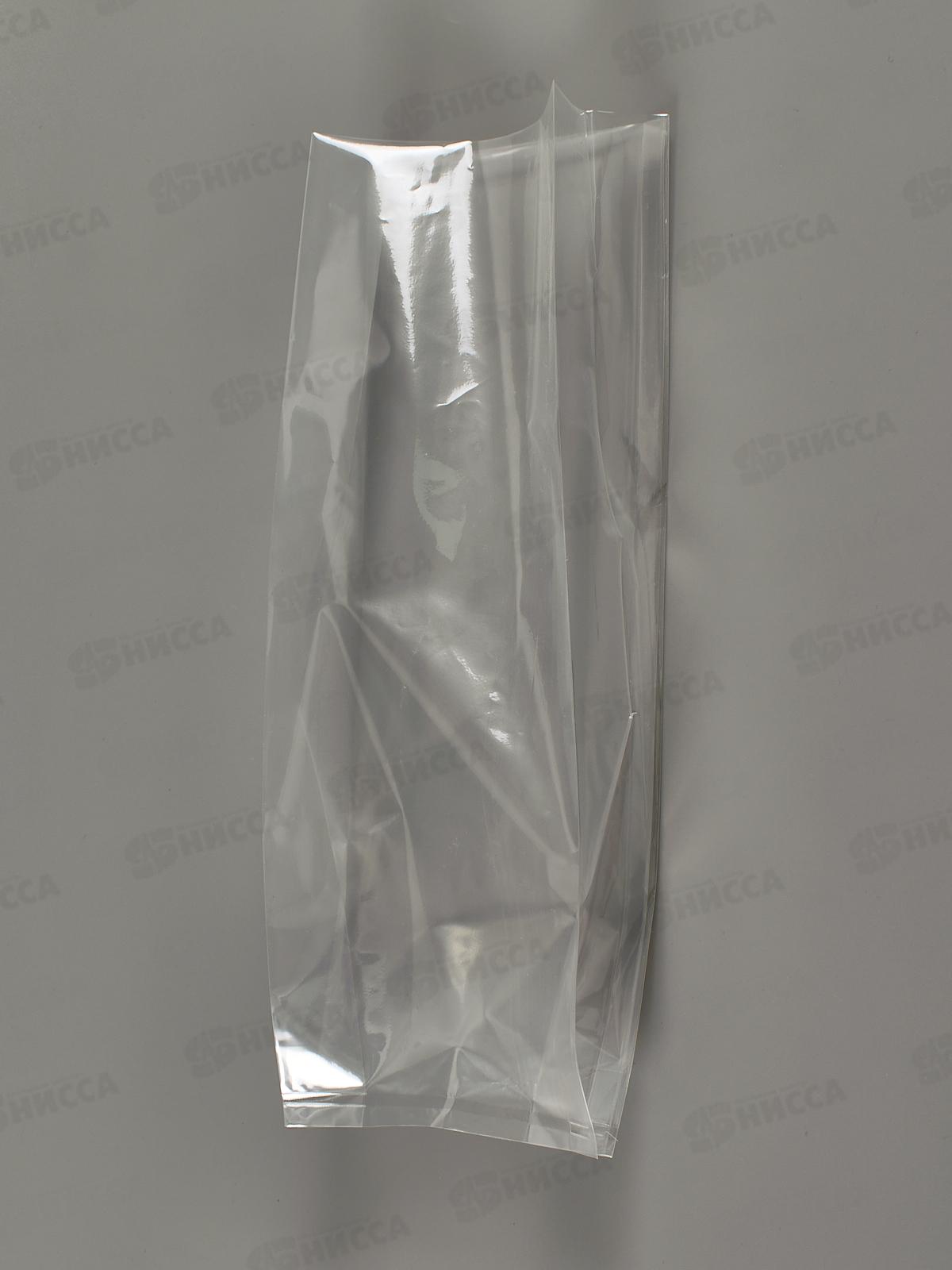 Пакет без печати (16+2*4)*42/60мкм прозр с ценр.швом *50/500