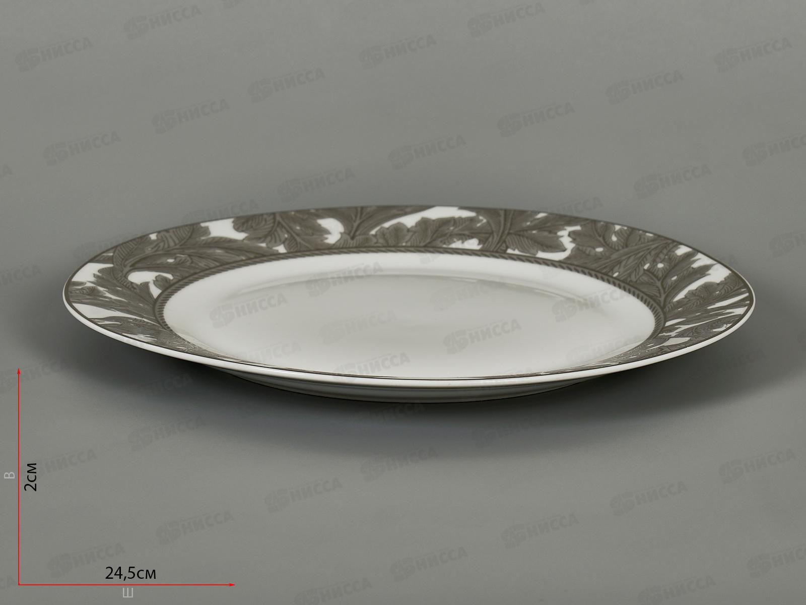 Тарелка обеденная Frozen Pattern 25см TDP590